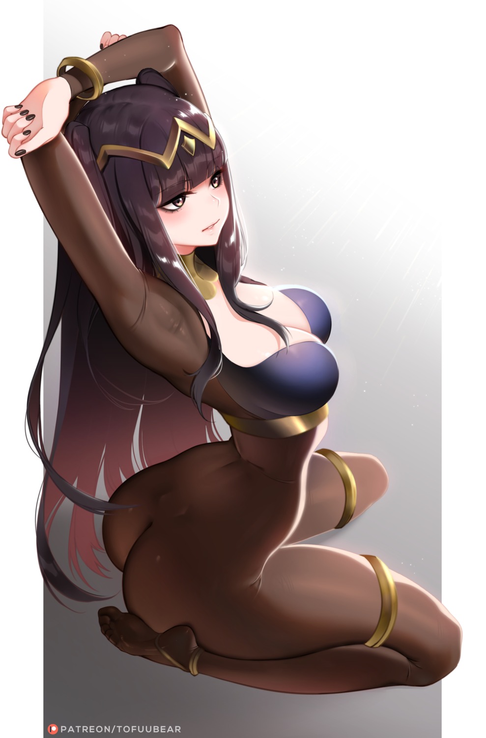 ass bodysuit fire_emblem fire_emblem_kakusei garter no_bra nopan tharja tofuubear