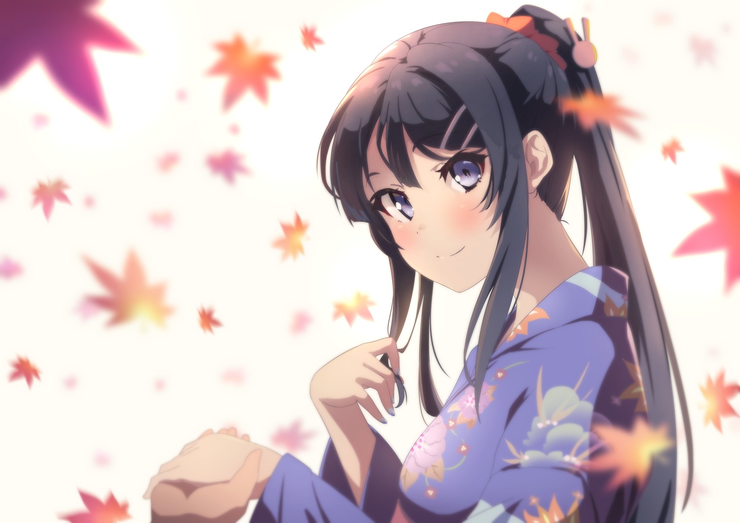 raiz_art_works sakurajima_mai seishun_buta_yarou yukata