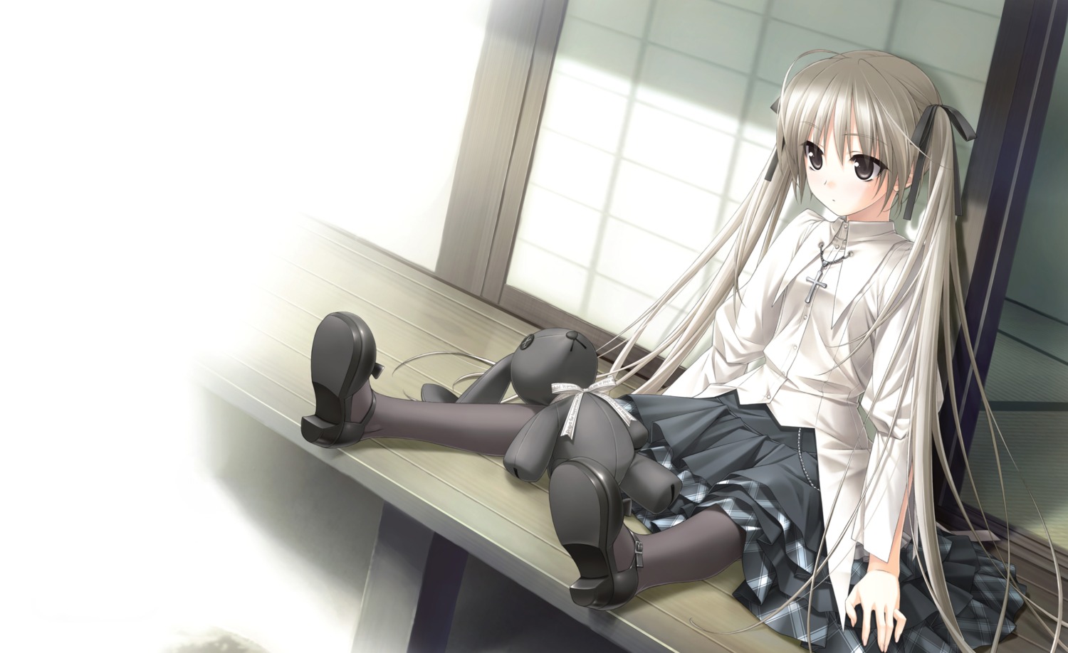 gothic_lolita hashimoto_takashi kasugano_sora lolita_fashion pantyhose sphere yosuga_no_sora