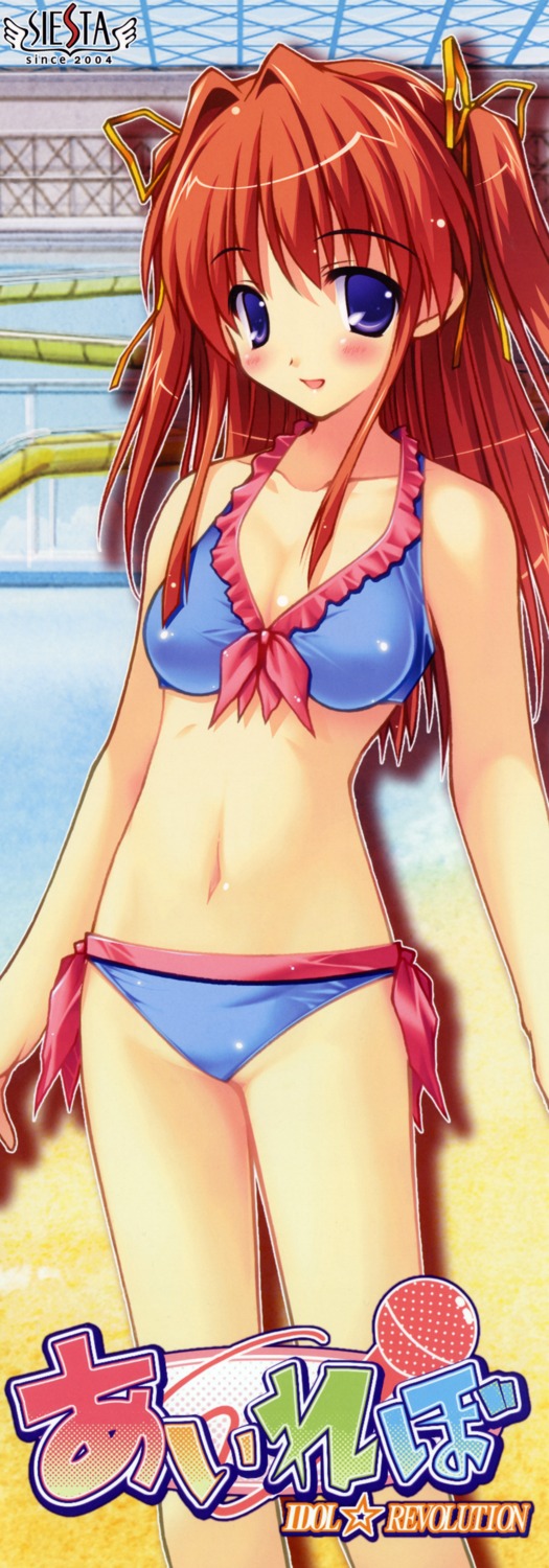 asakura_misaki bikini idol_revolution stick_poster swimsuits yuki_usagi