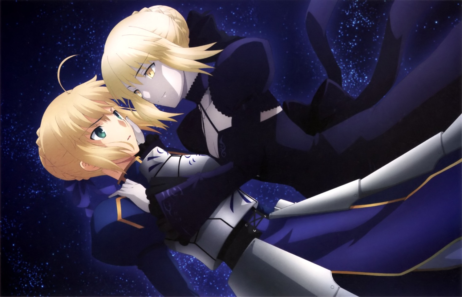 armor cleavage dress fate/stay_night fate/stay_night_heaven's_feel mitsui_arisa saber saber_alter