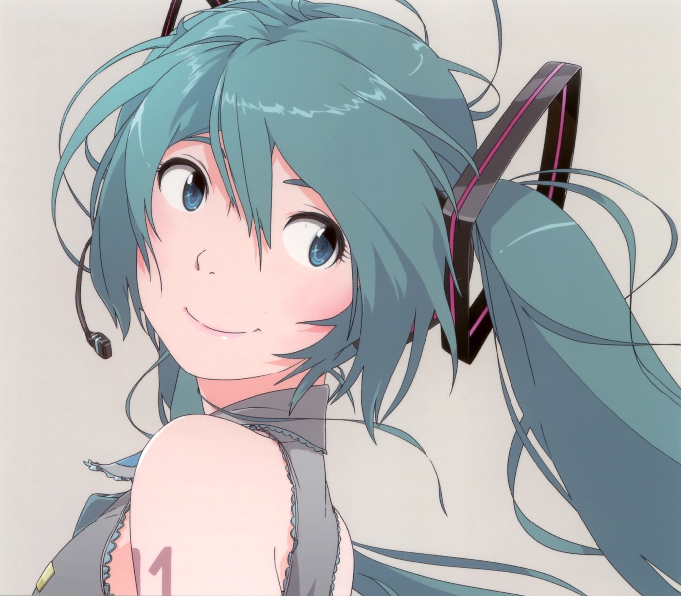 hatsune_miku headphones uki_atsuya vocaloid