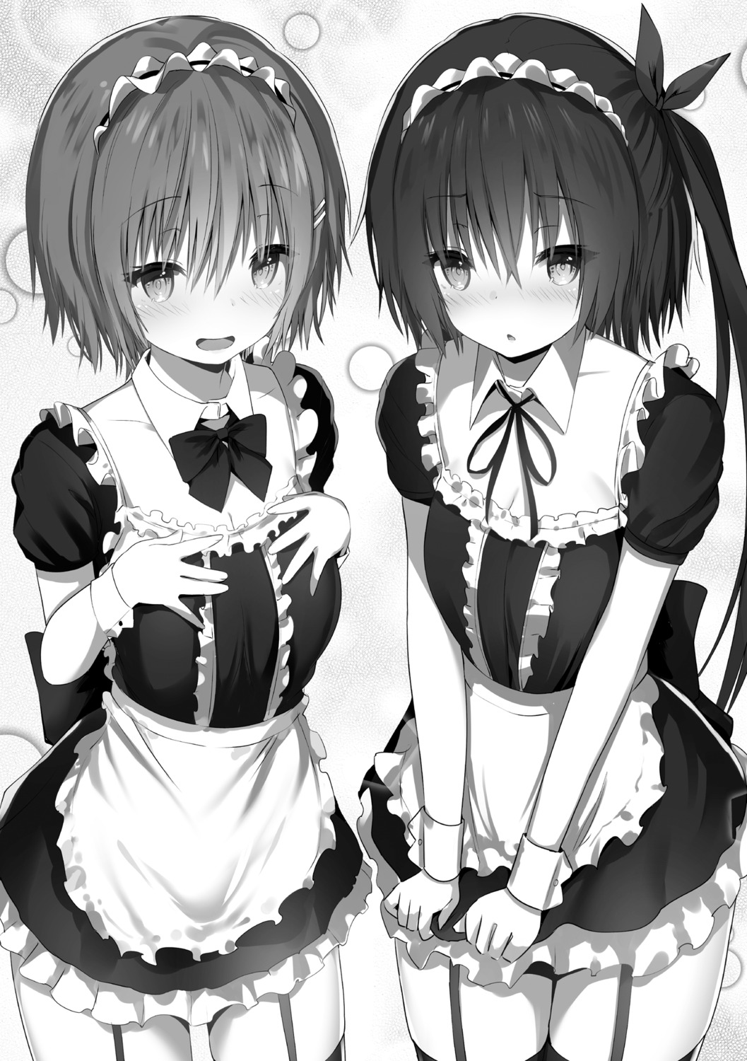 garter_belt kawaikereba_hentai_demo_suki_ni_natte_kuremasu_ka? koga_yuika maid nanjou_mao sune_(mugendai)