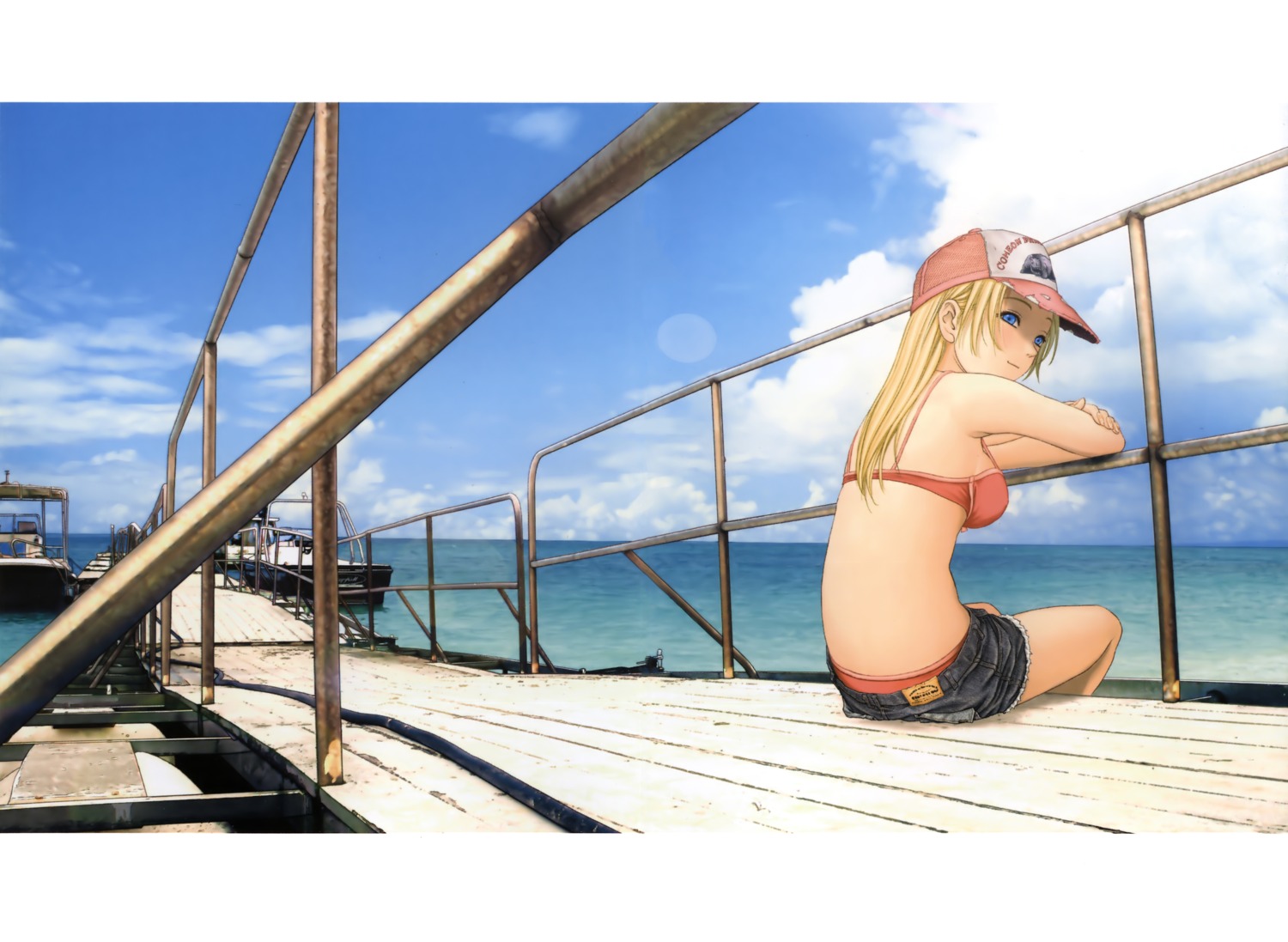 bikini_top btooom! himiko_(btooom!) inoue_junya swimsuits