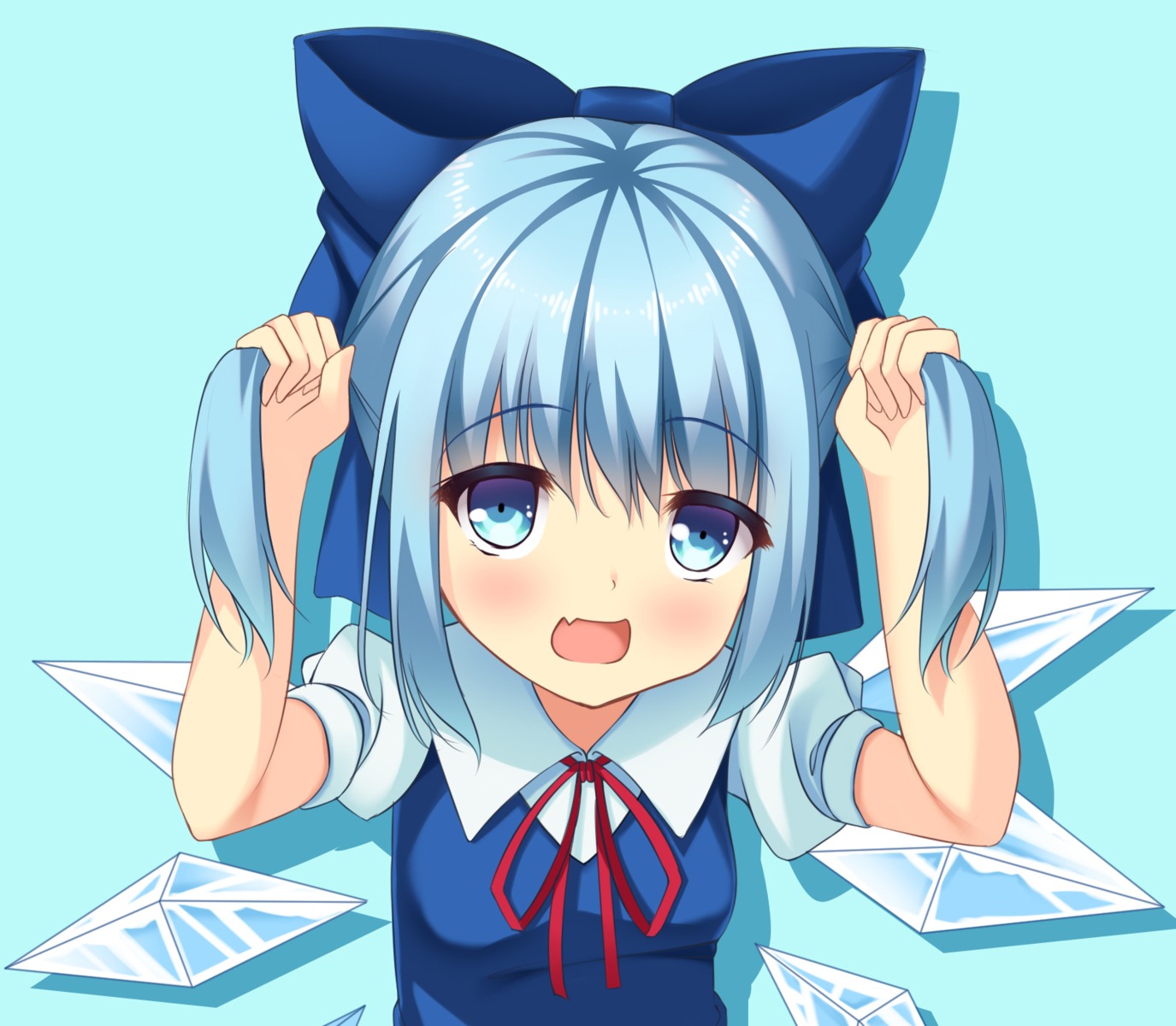 cirno tonchan touhou wings