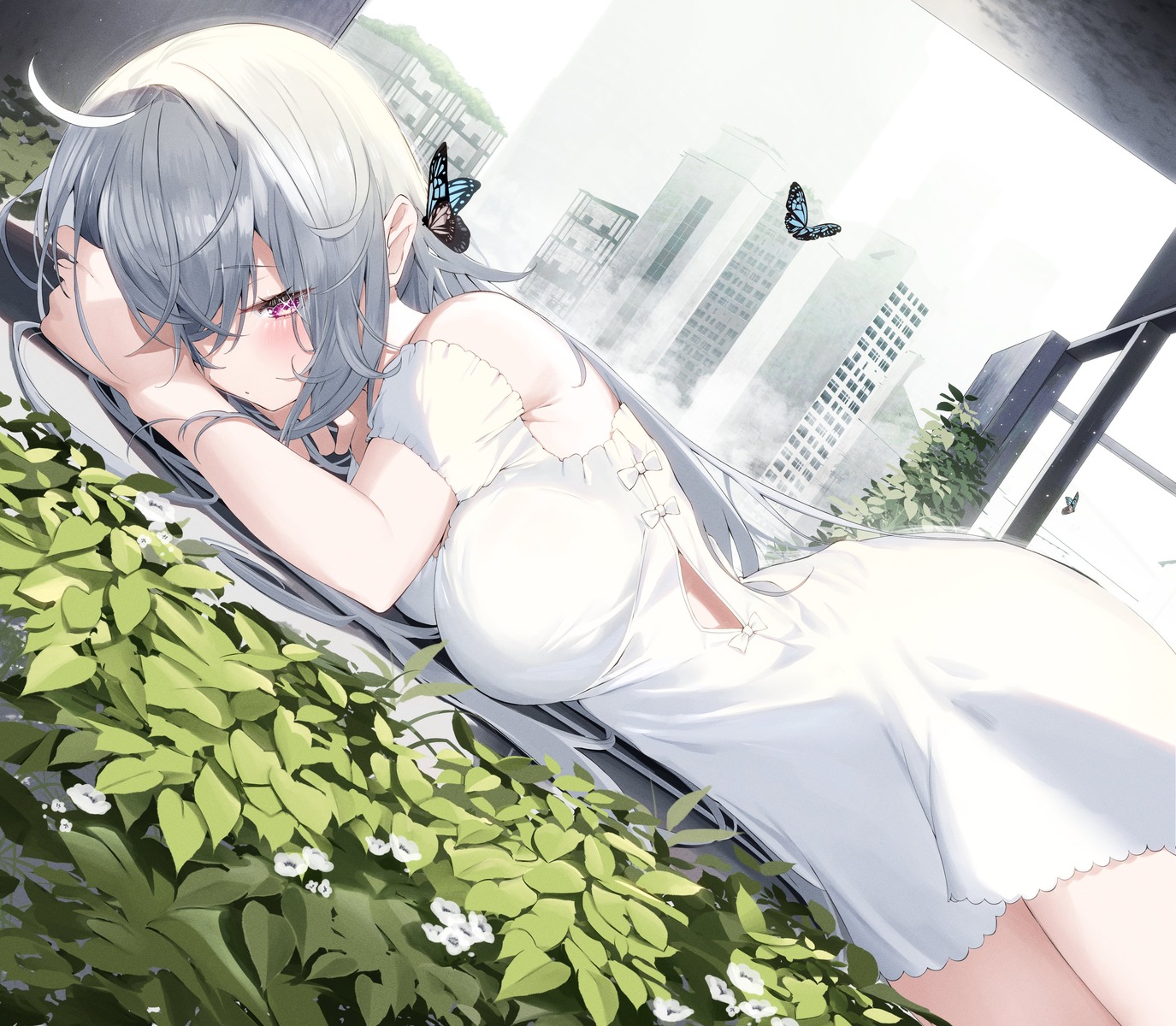 dress kamioka_chiroru summer_dress