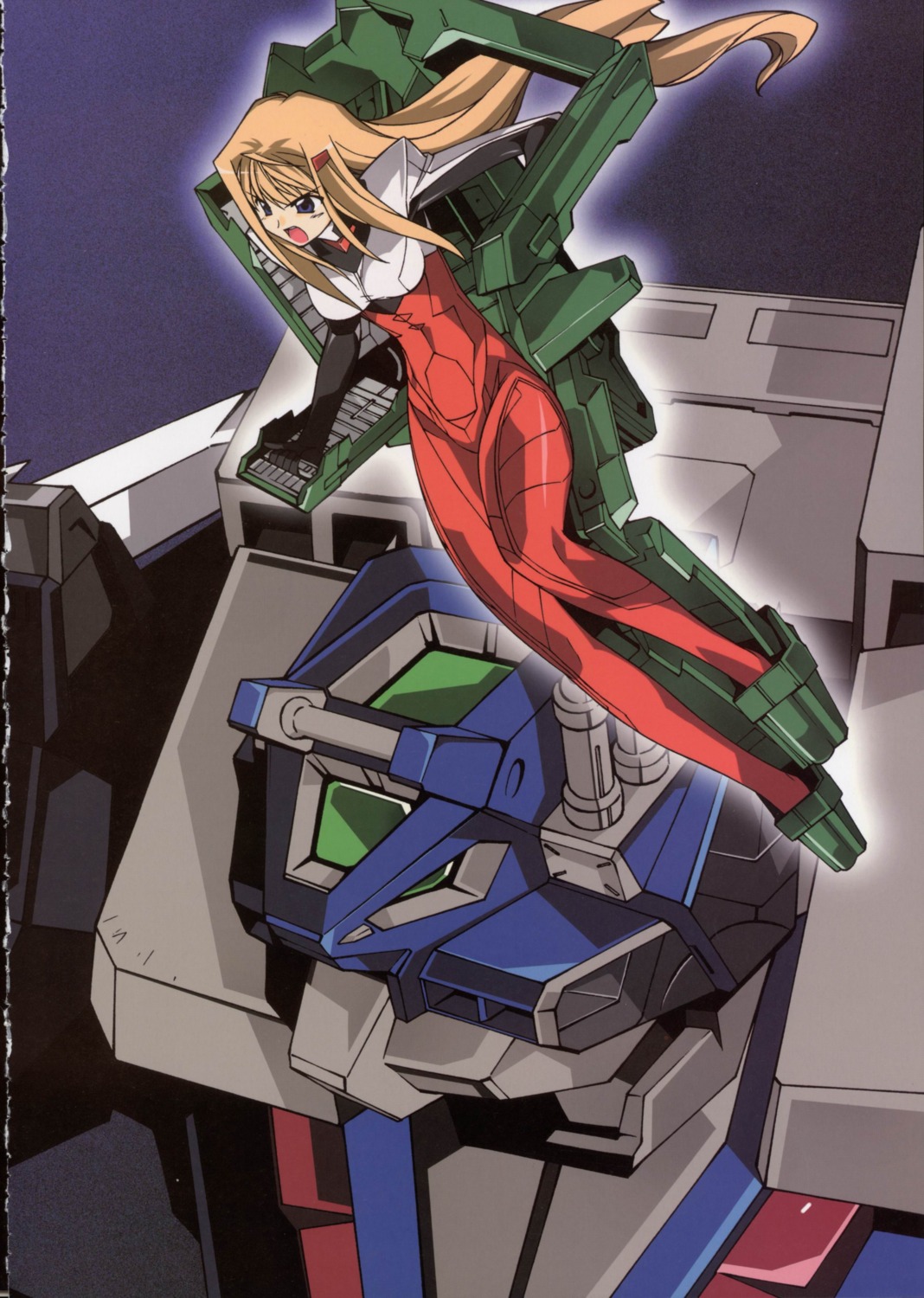 bodysuit hiiragi_akao jinki jinki_extend jpeg_artifacts mecha tsunashima_shirou