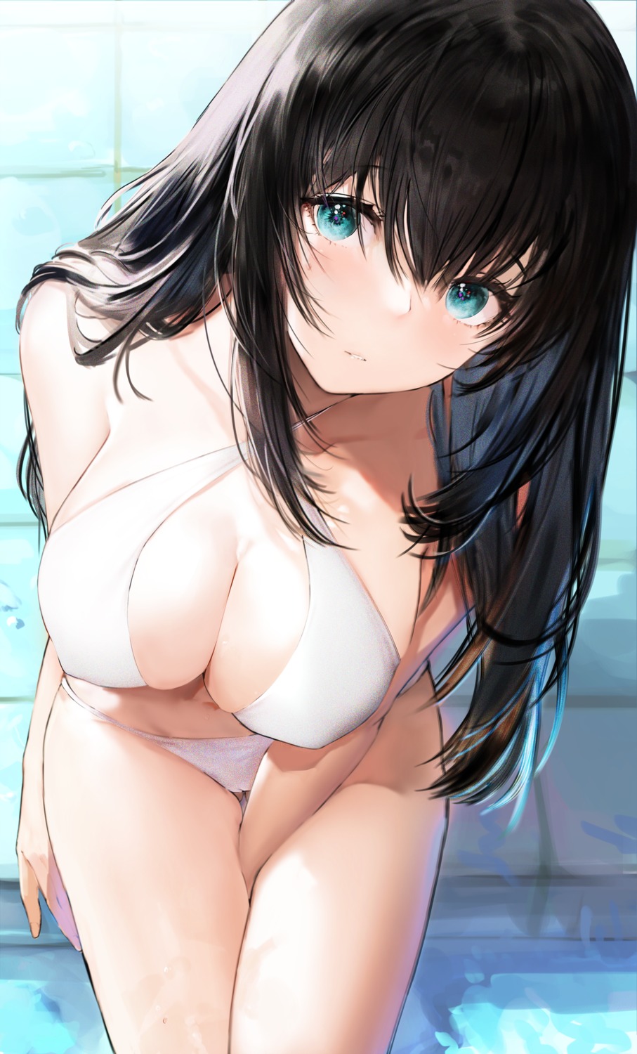 bikini cameltoe cleavage erect_nipples haori_io swimsuits