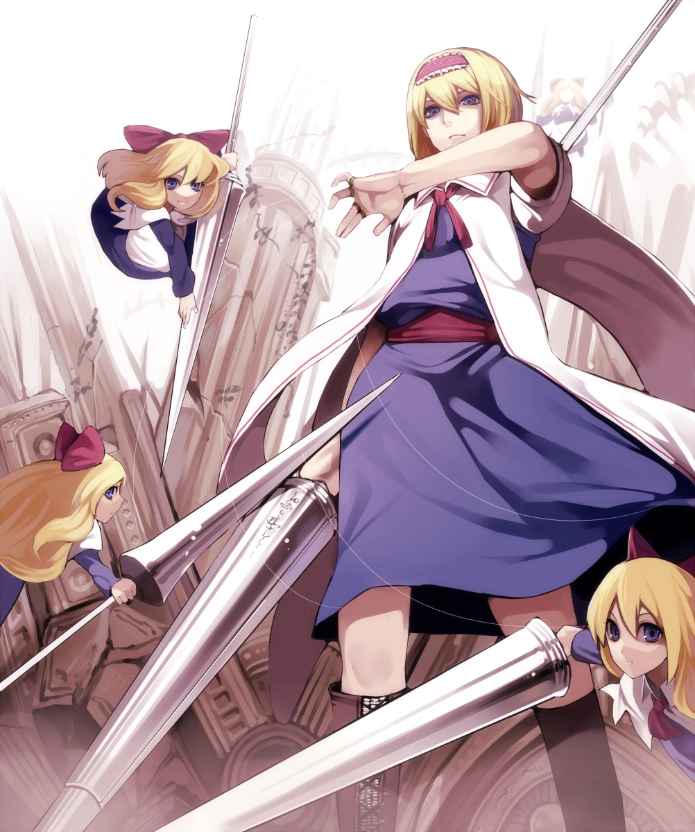 alice_margatroid dress rby shanghai sword touhou