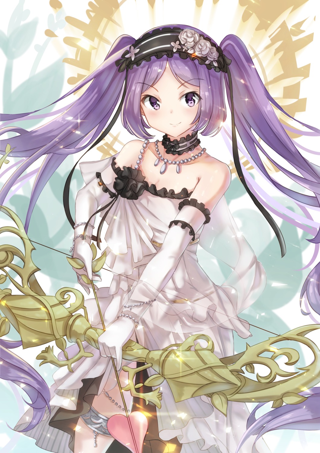 cleavage dress euryale fate/grand_order garter holmemee weapon