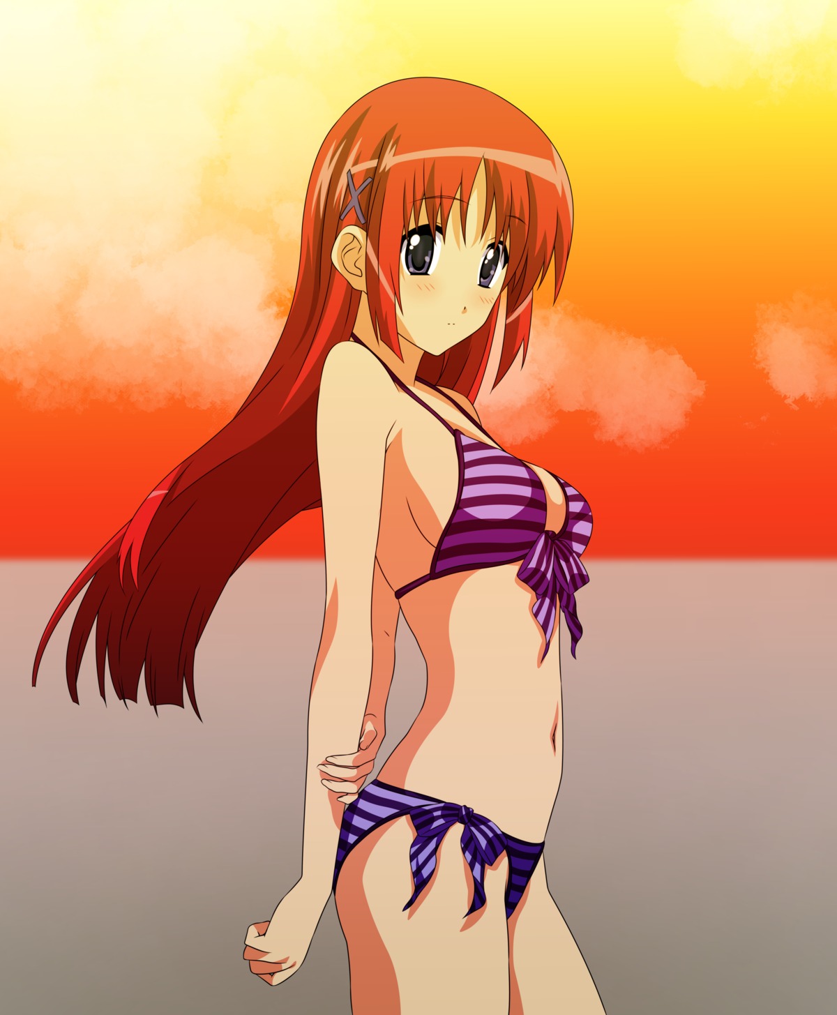 bikini da_capo da_capo_(series) shirakawa_kotori swimsuits vector_trace