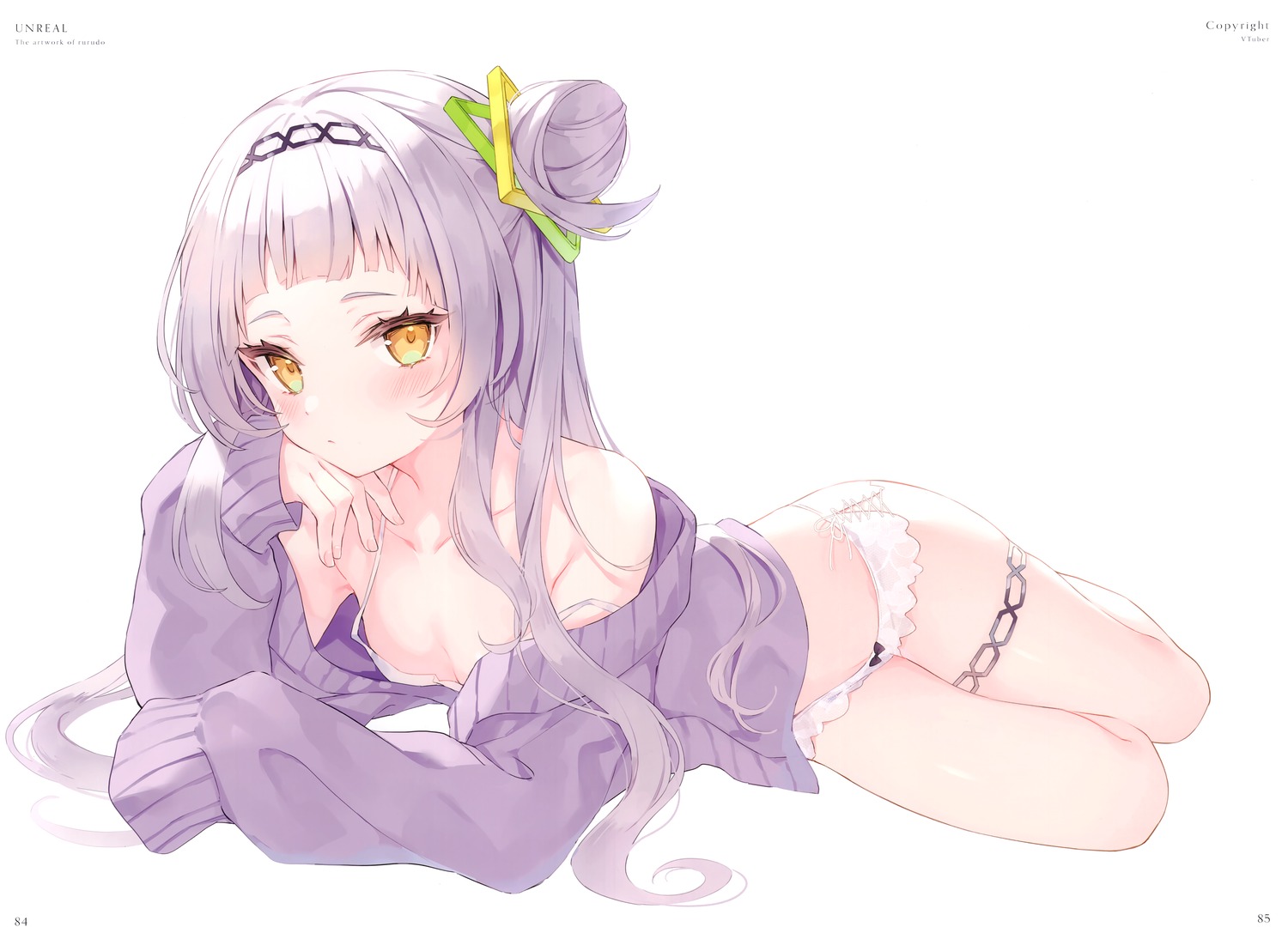 garter hololive loli murasaki_shion rurudo