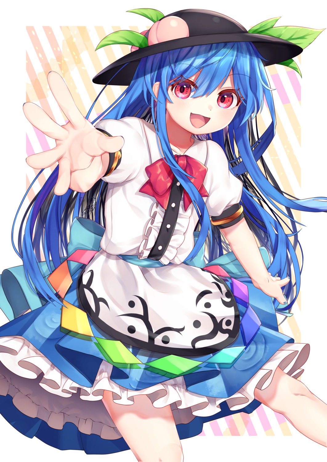 dress gunjou_row hinanawi_tenshi touhou