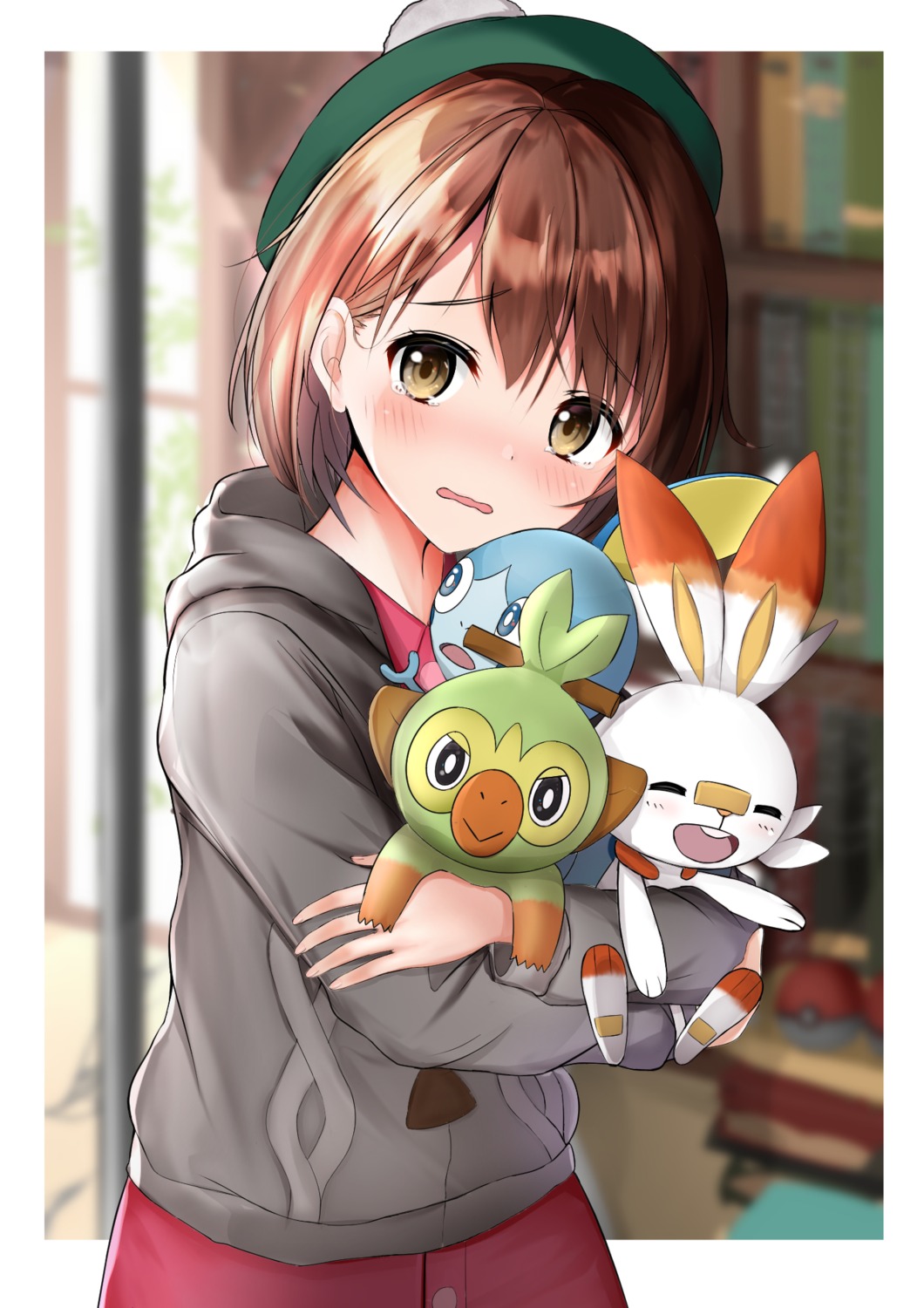 dress grookey monaka_curl pokemon pokemon_swsh scorbunny sobble yuuri_(pokemon)