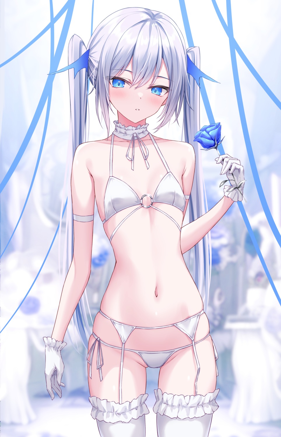 bra garter garter_belt lis_111 pantsu stockings string_panties thighhighs