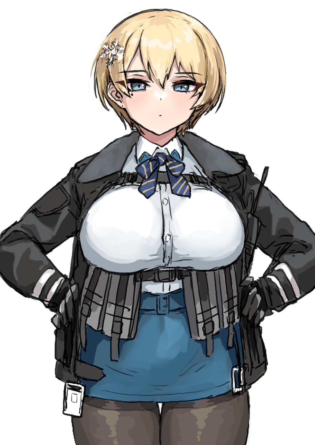 girls_frontline pantyhose sketch uniform ushimochi vsk-94_(girls_frontline)