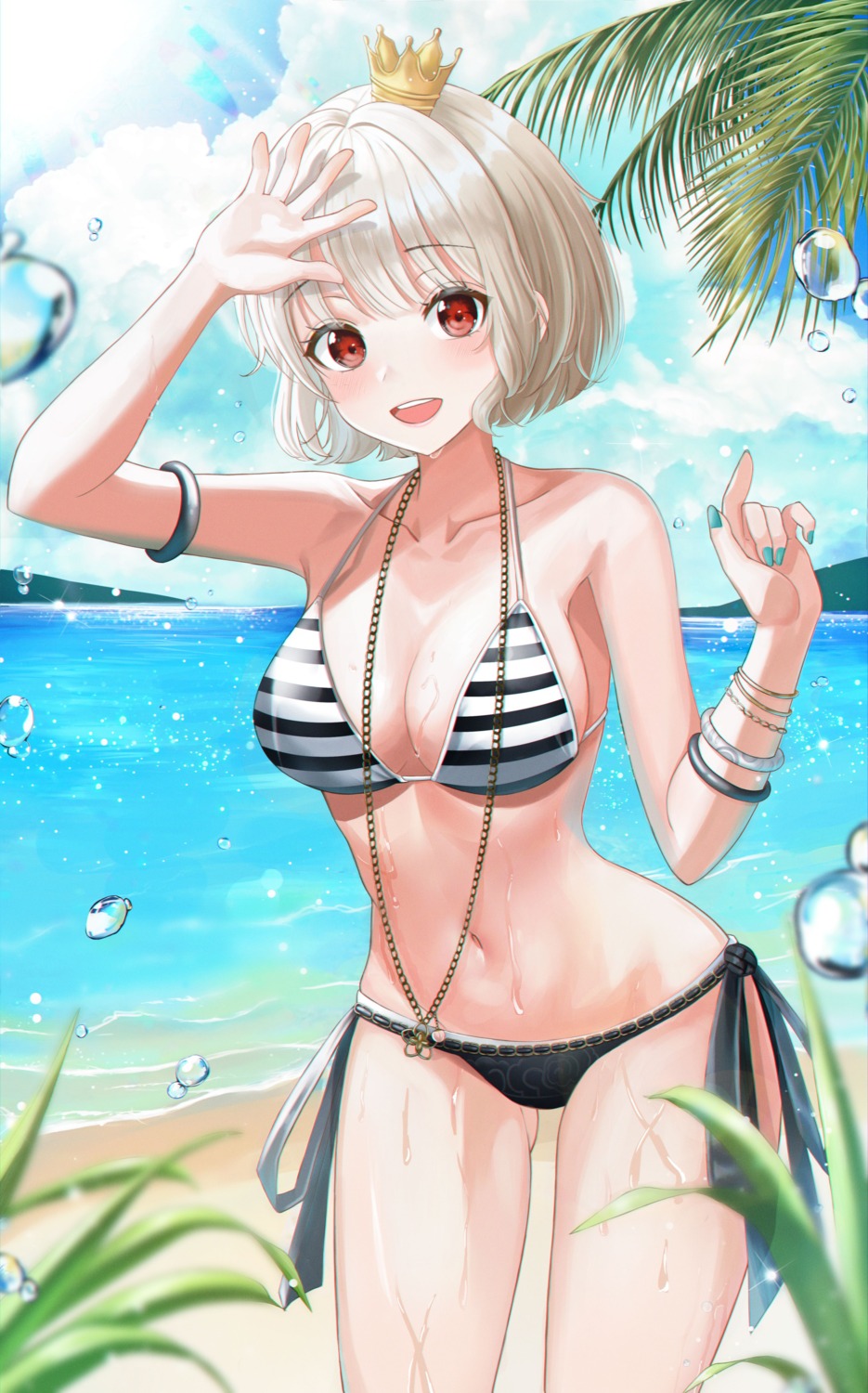 bikini cream_(cream) swimsuits tagme wet