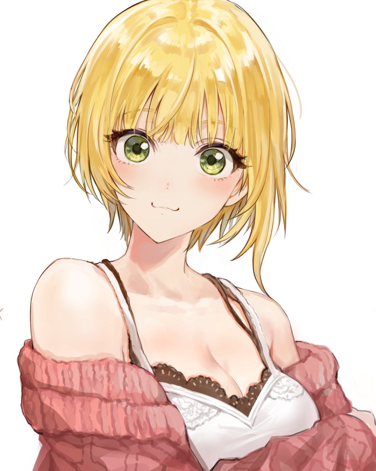 cleavage miyamoto_frederica sera_nin sweater the_idolm@ster the_idolm@ster_cinderella_girls