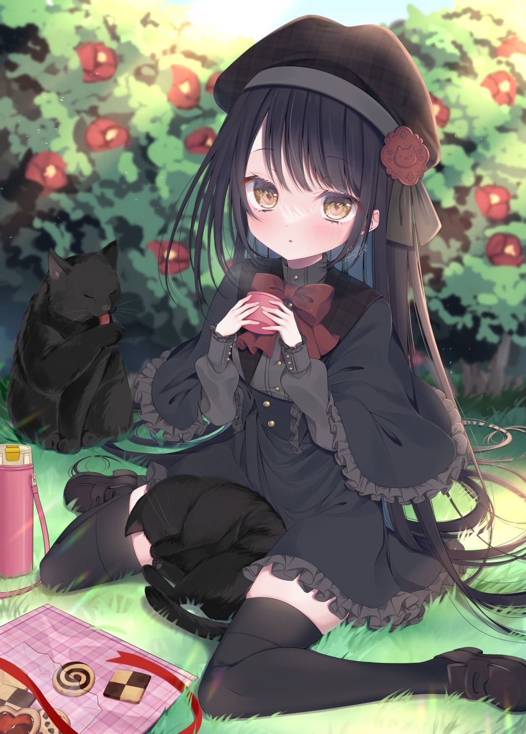 lolita_fashion neko thighhighs tokitou_setsuna