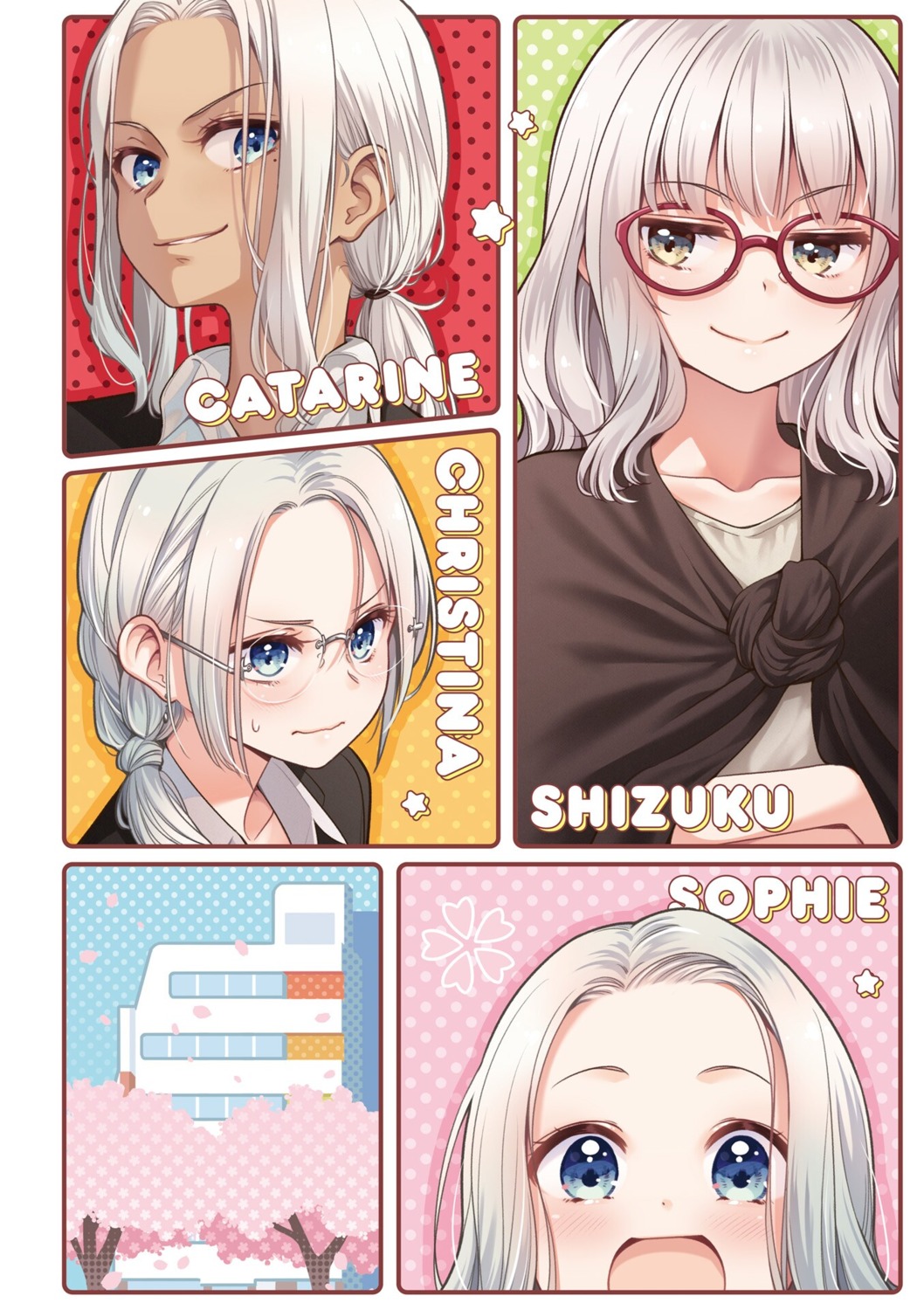 hazuki_shizuku megane new_game! tokunou_shoutarou yamato_catarine_touwa yamato_christina_wako yamato_sophie_waon