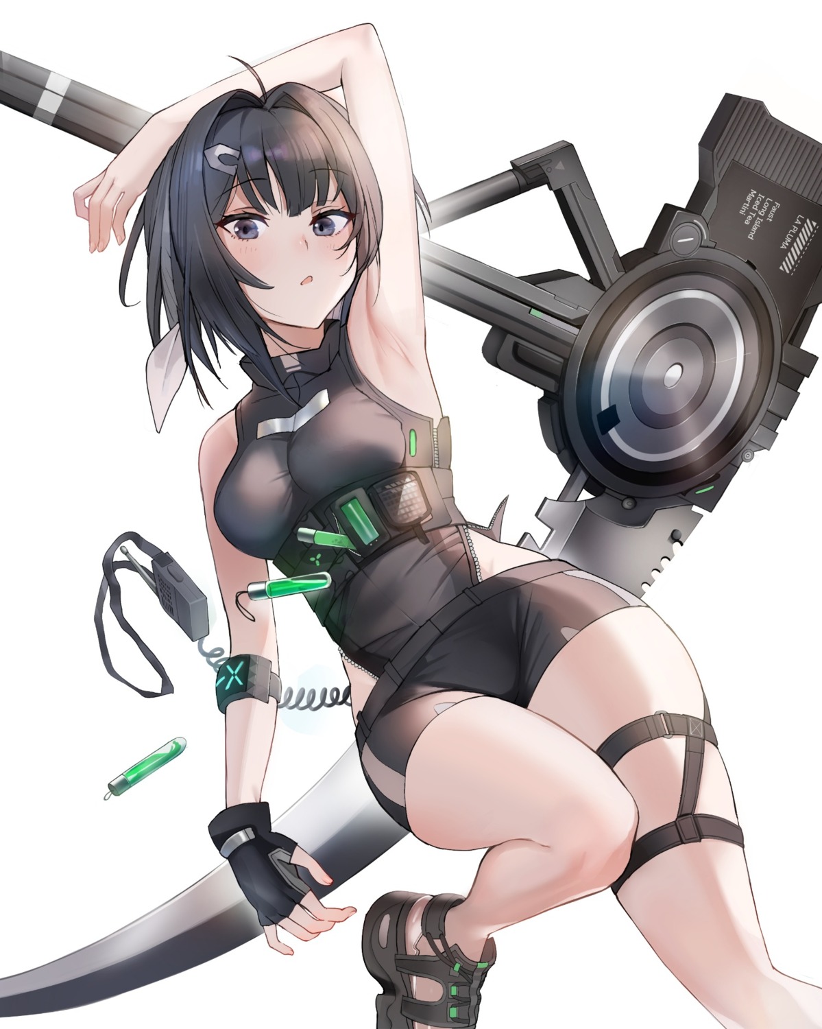 arknights beruko14 garter la_pluma_(arknights) weapon