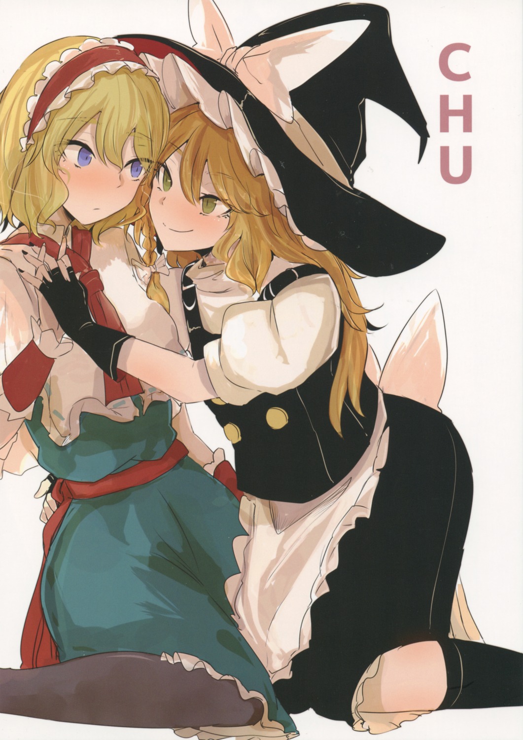 alice_margatroid kirisame_marisa nekuro touhou witch yuri