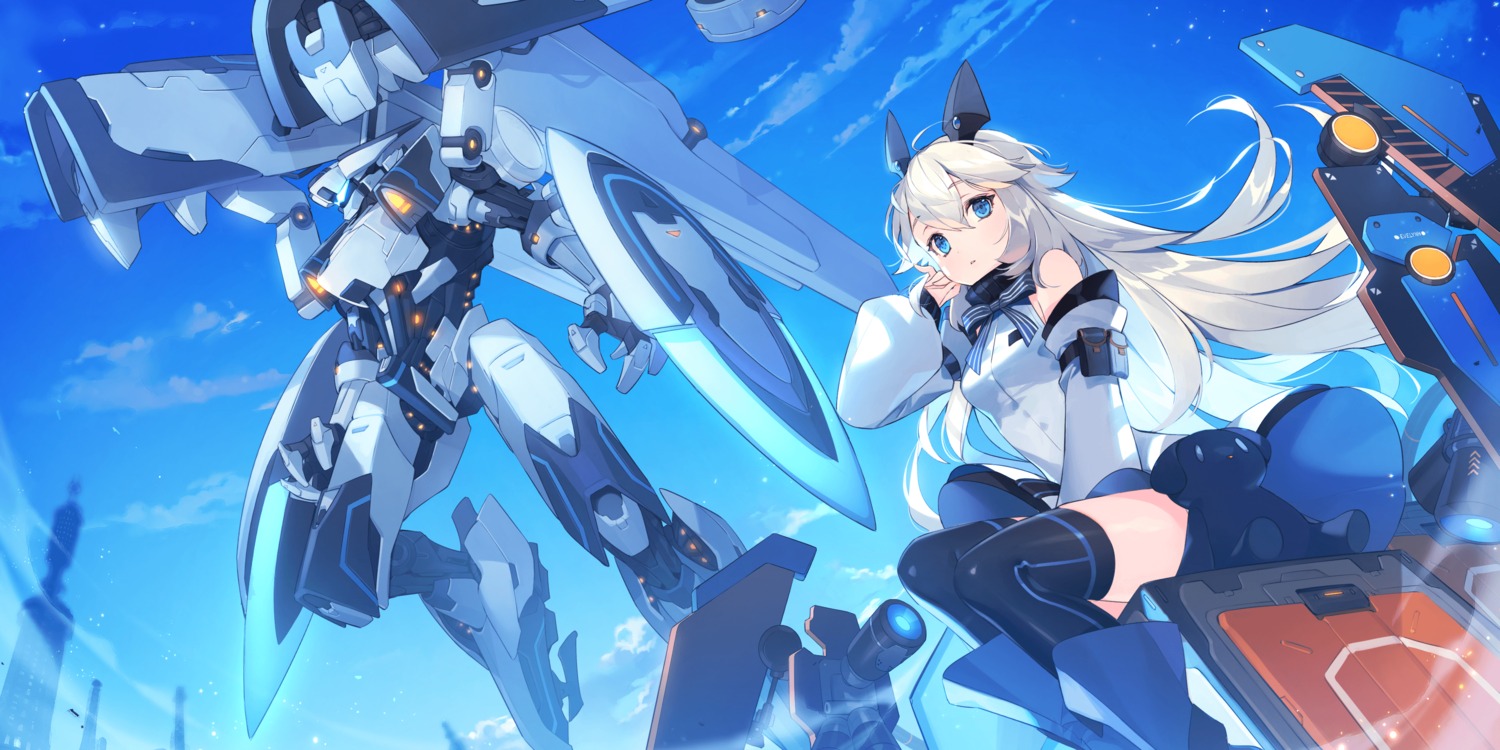 final_gear mecha tagme thighhighs