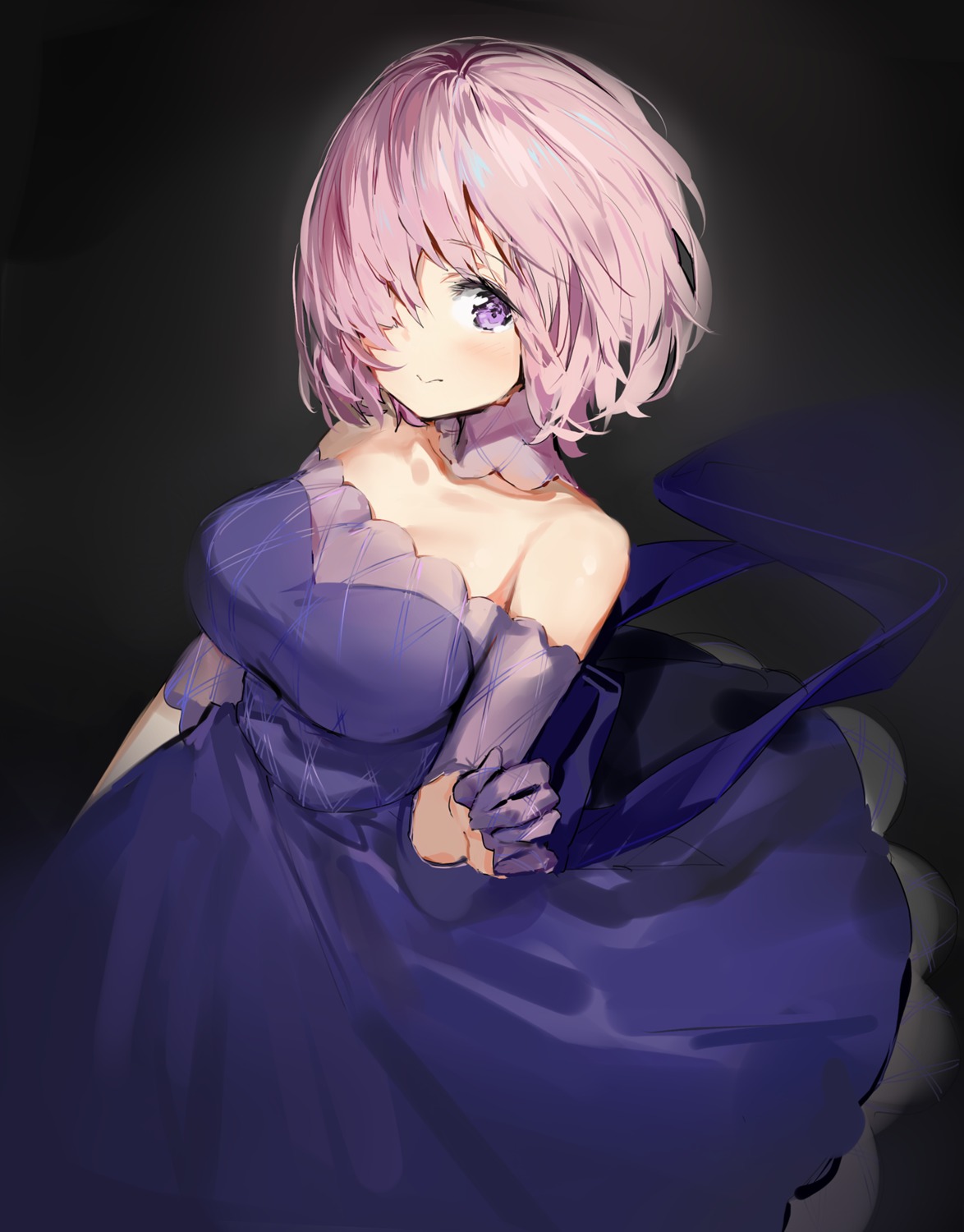 dress fate/grand_order mash_kyrielight silver_(chenwen) skirt_lift