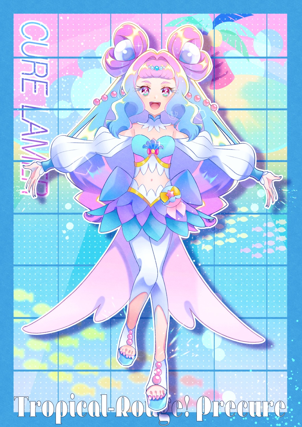 laura_(precure) magu_(magupan) pretty_cure tropical-rouge!_precure