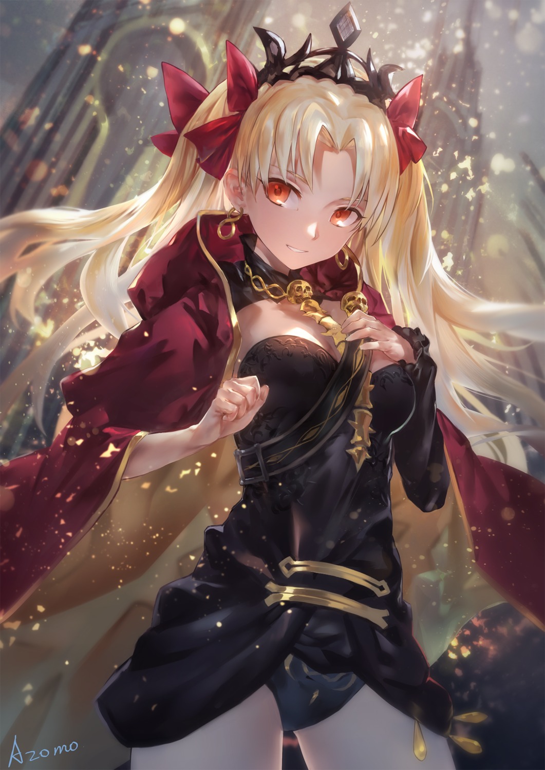 artist_revision azomo ereshkigal_(fate/grand_order) fate/grand_order leotard