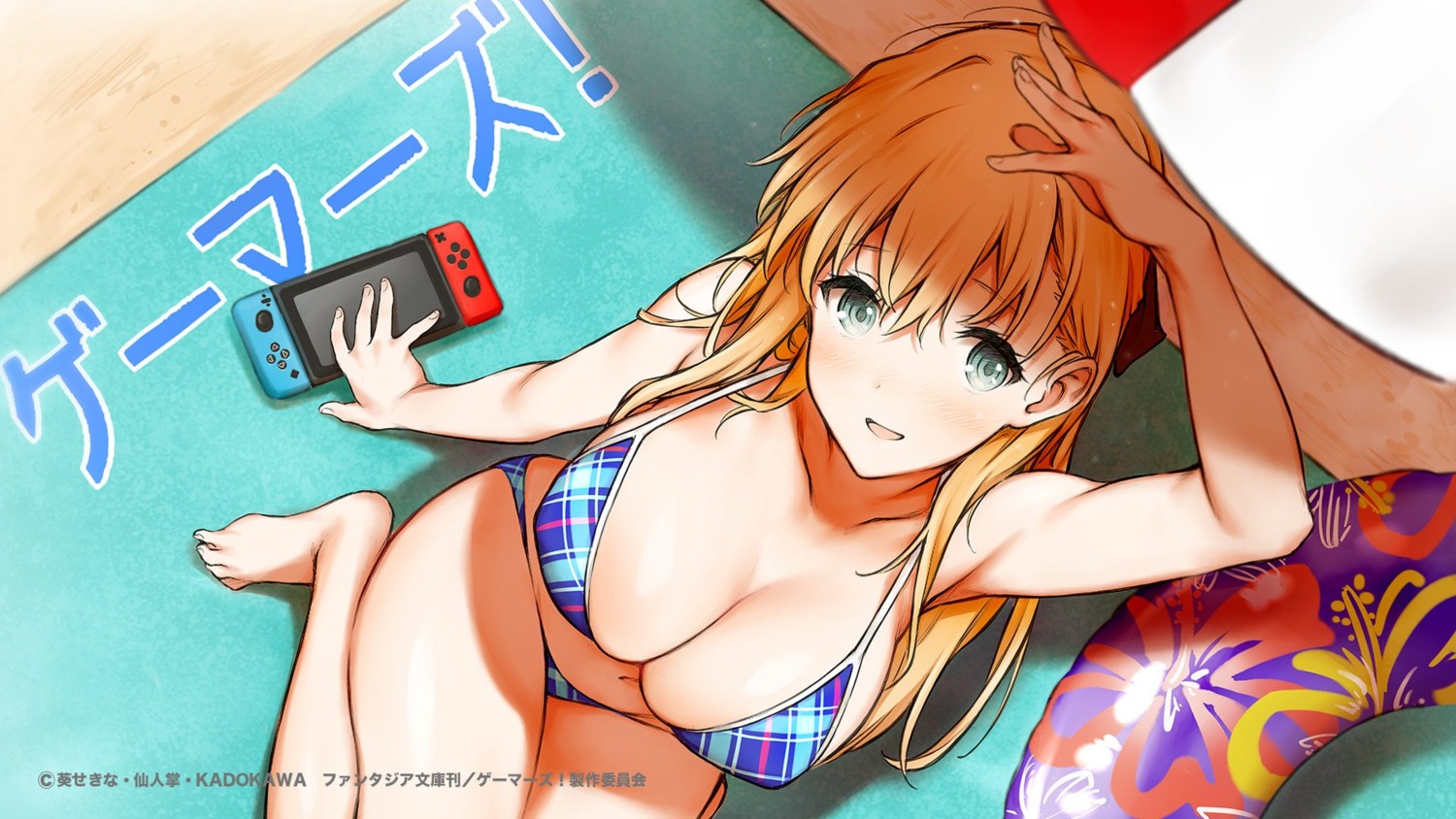 bikini endcard gamers! sabo1038 swimsuits tendou_karen