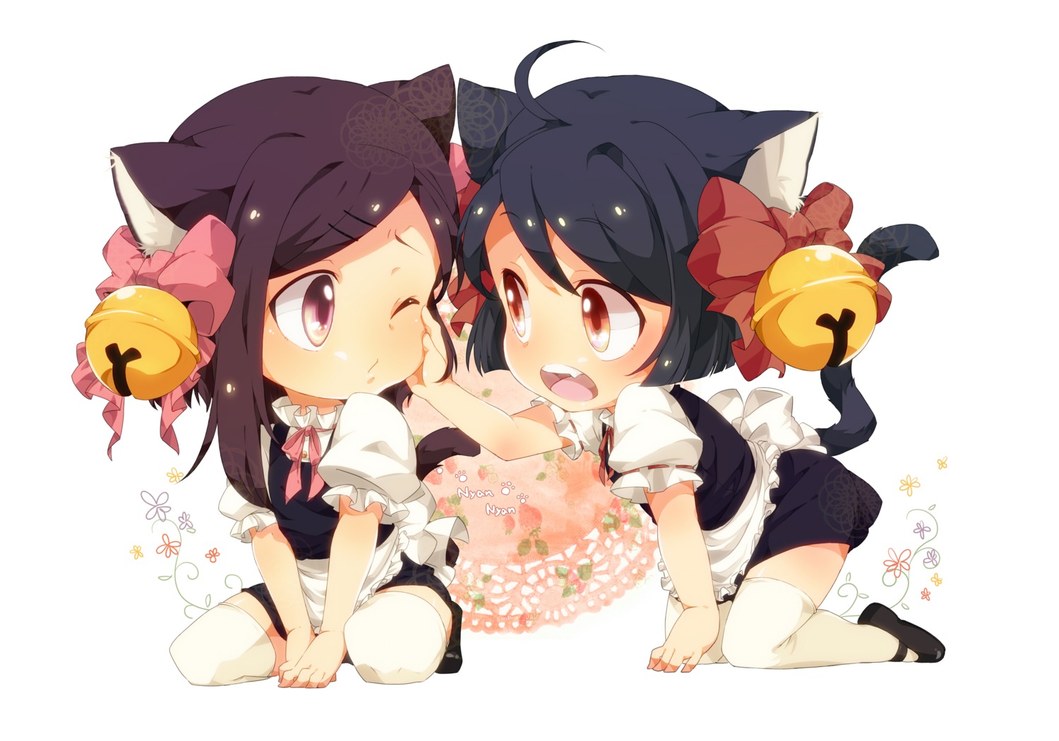 animal_ears chibi nekomimi tail u35