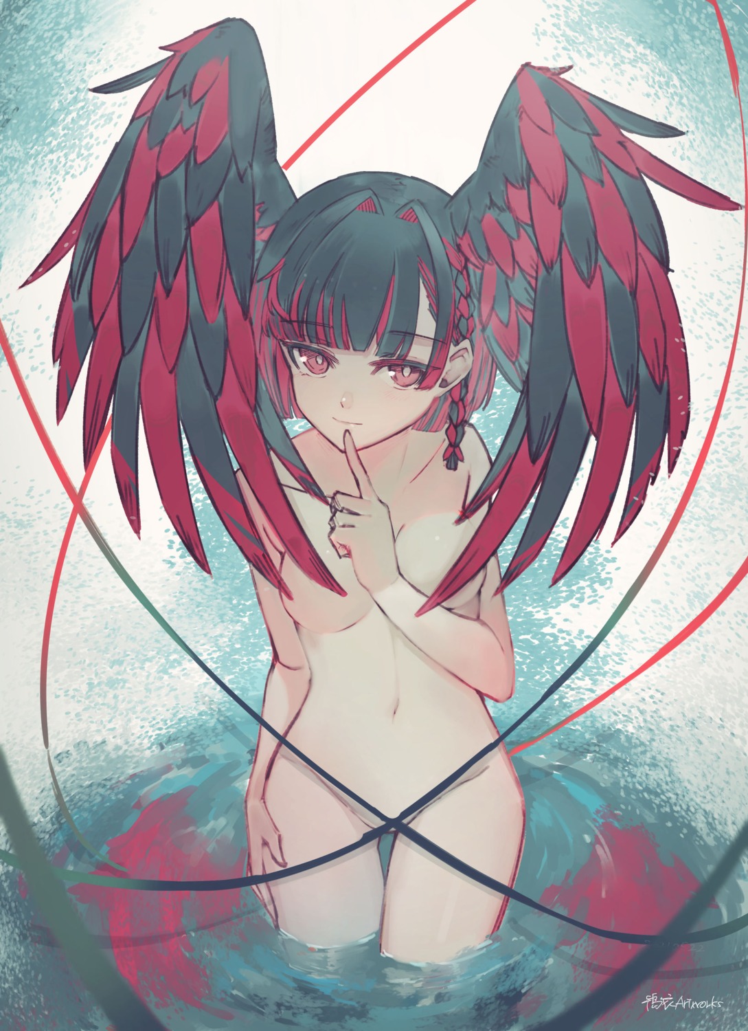 naked watori_re wet wings