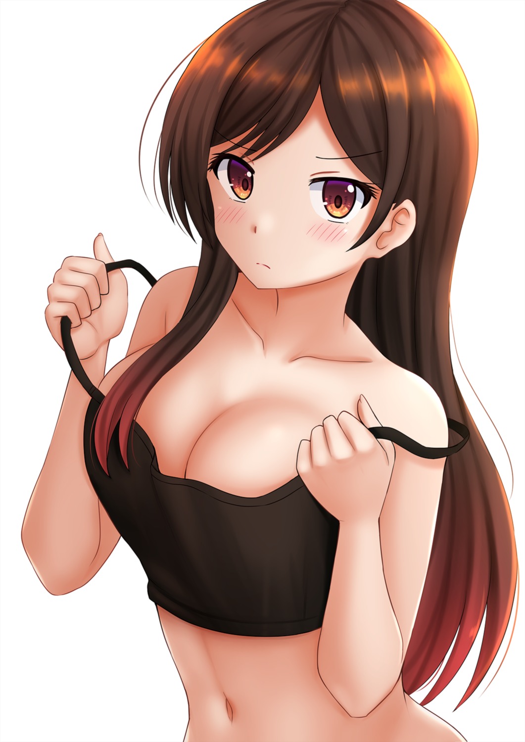 kanojo_okarishimasu kazenokaze mizuhara_chizuru no_bra undressing