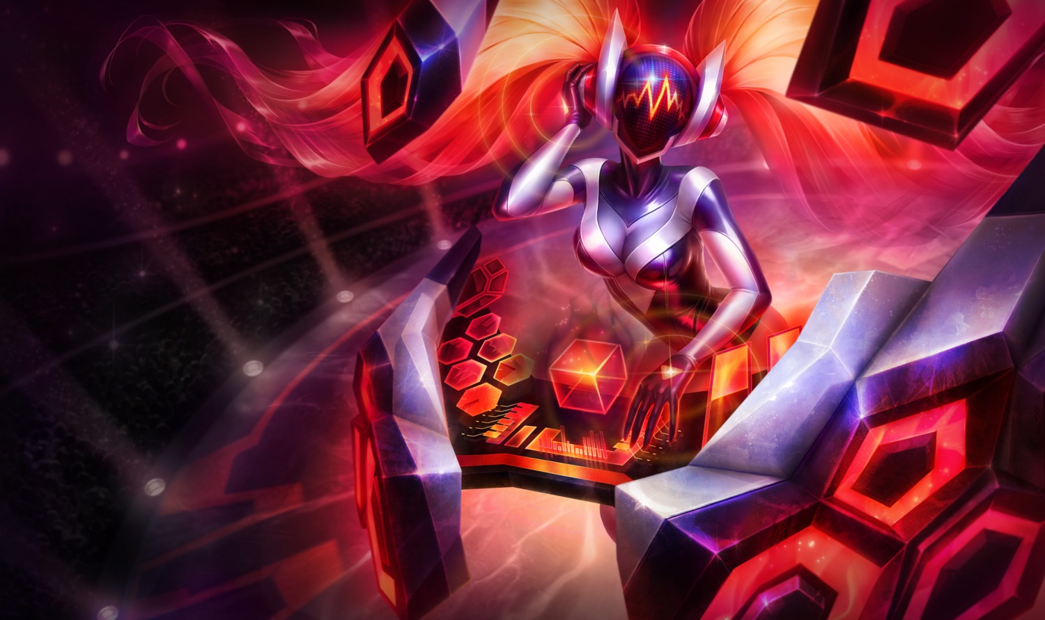 cleavage league_of_legends mecha_musume sona_buvelle tagme