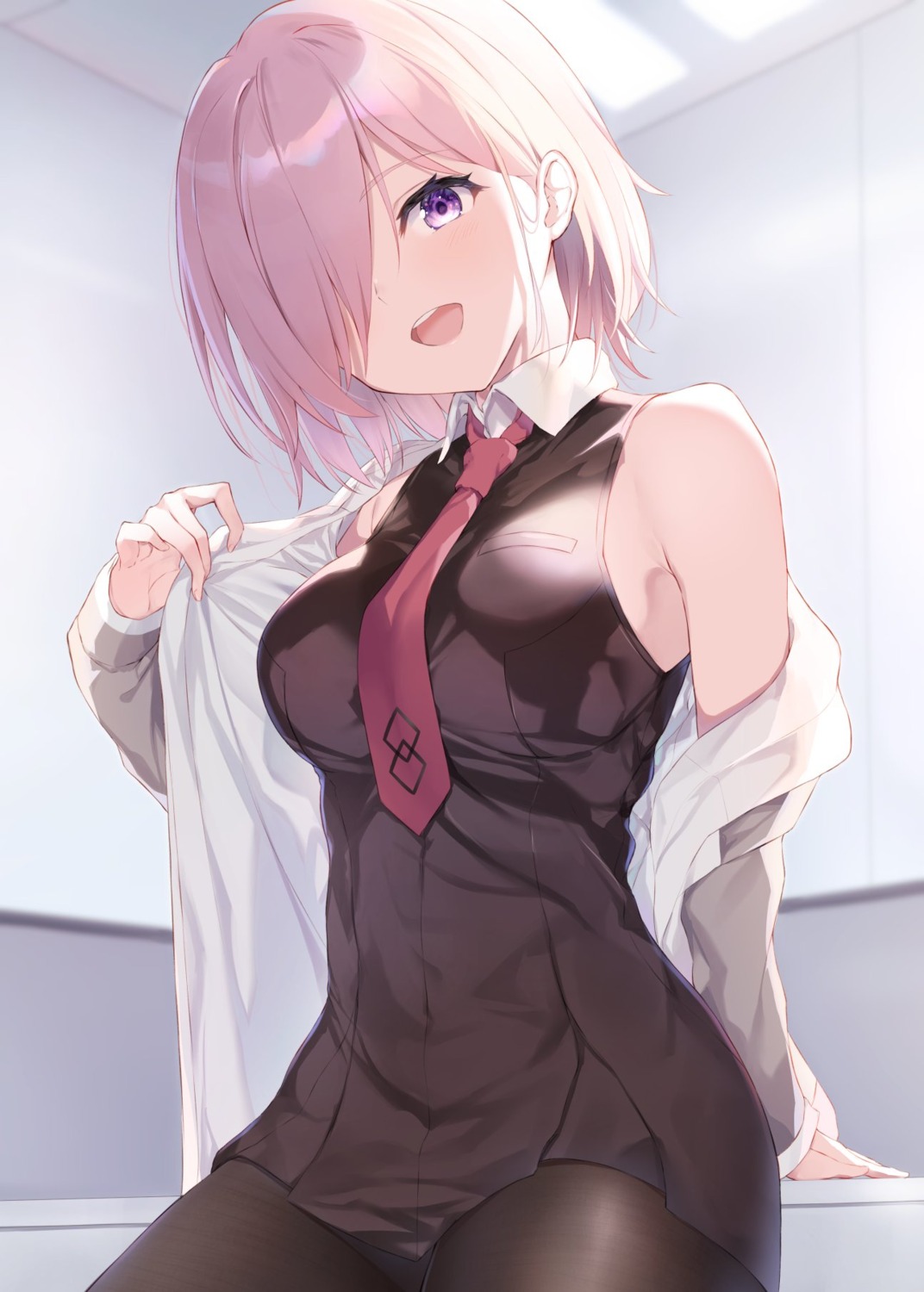fate/grand_order maosame mash_kyrielight pantyhose undressing