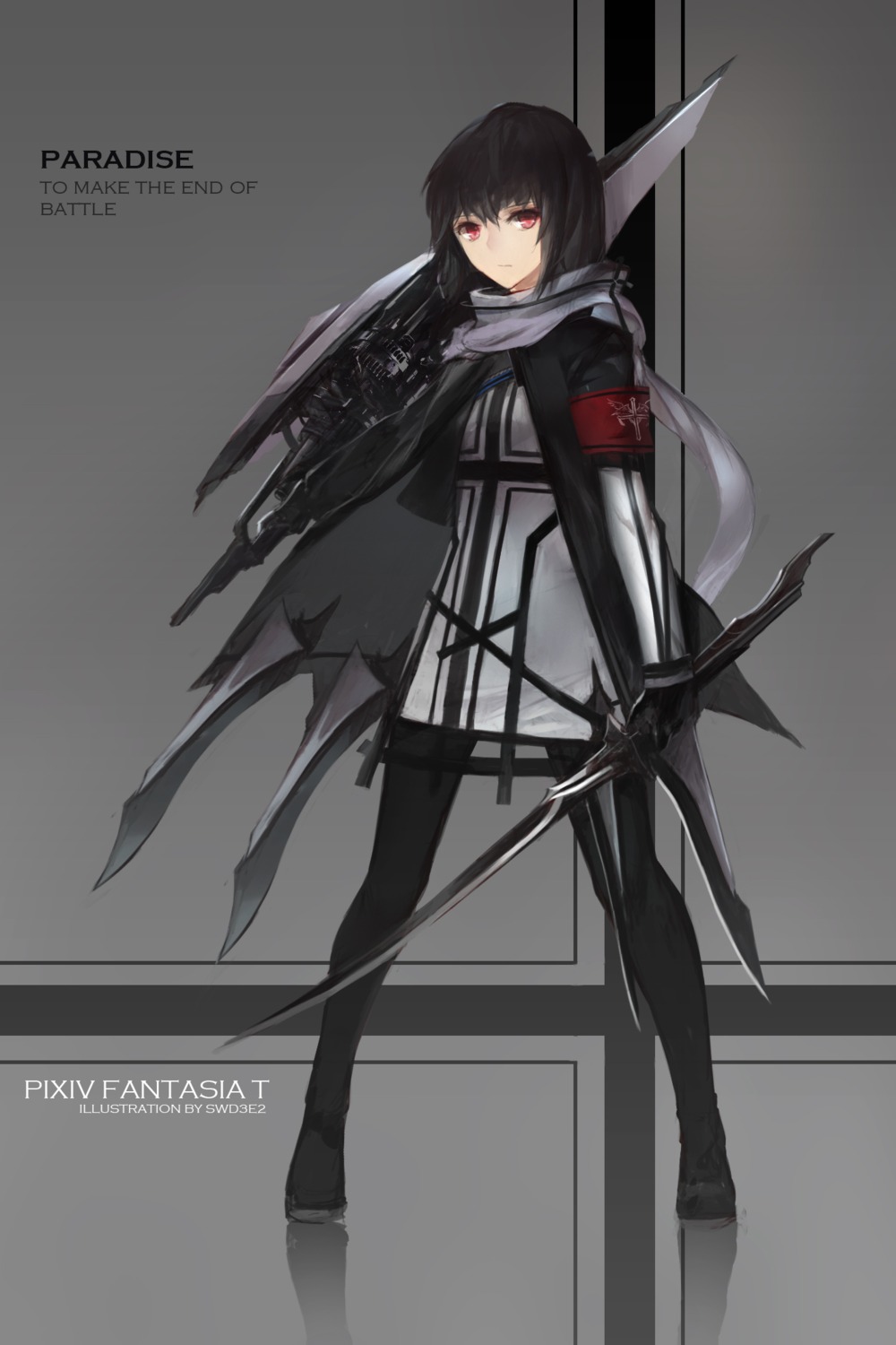 dress pantyhose pixiv_fantasia pixiv_fantasia_t swd3e2 sword weapon