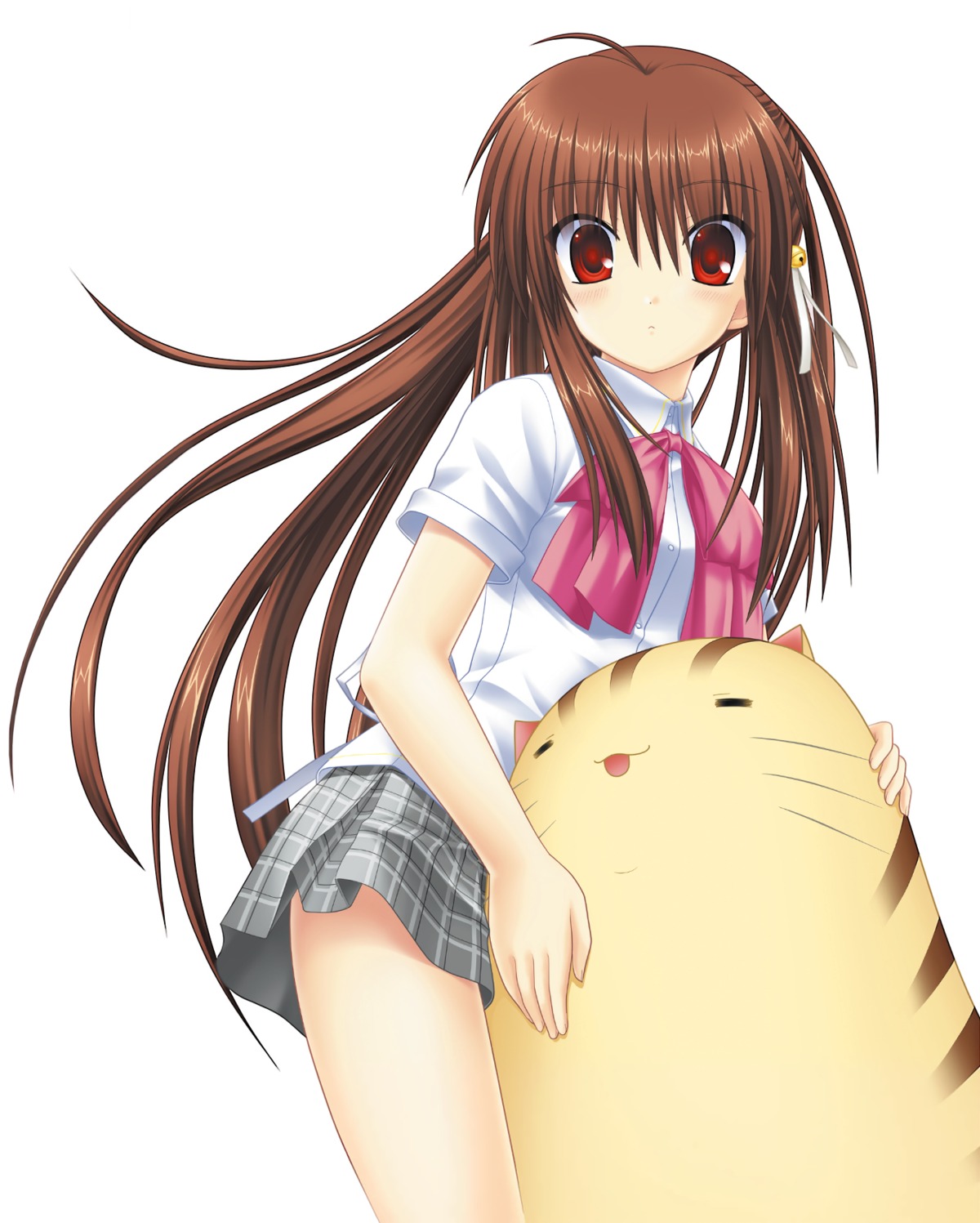 key little_busters! na-ga natsume_rin seifuku