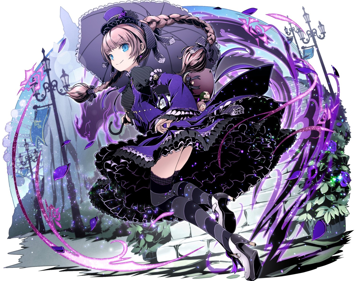 divine_gate gothic_lolita heels lolita_fashion thighhighs ucmm umbrella