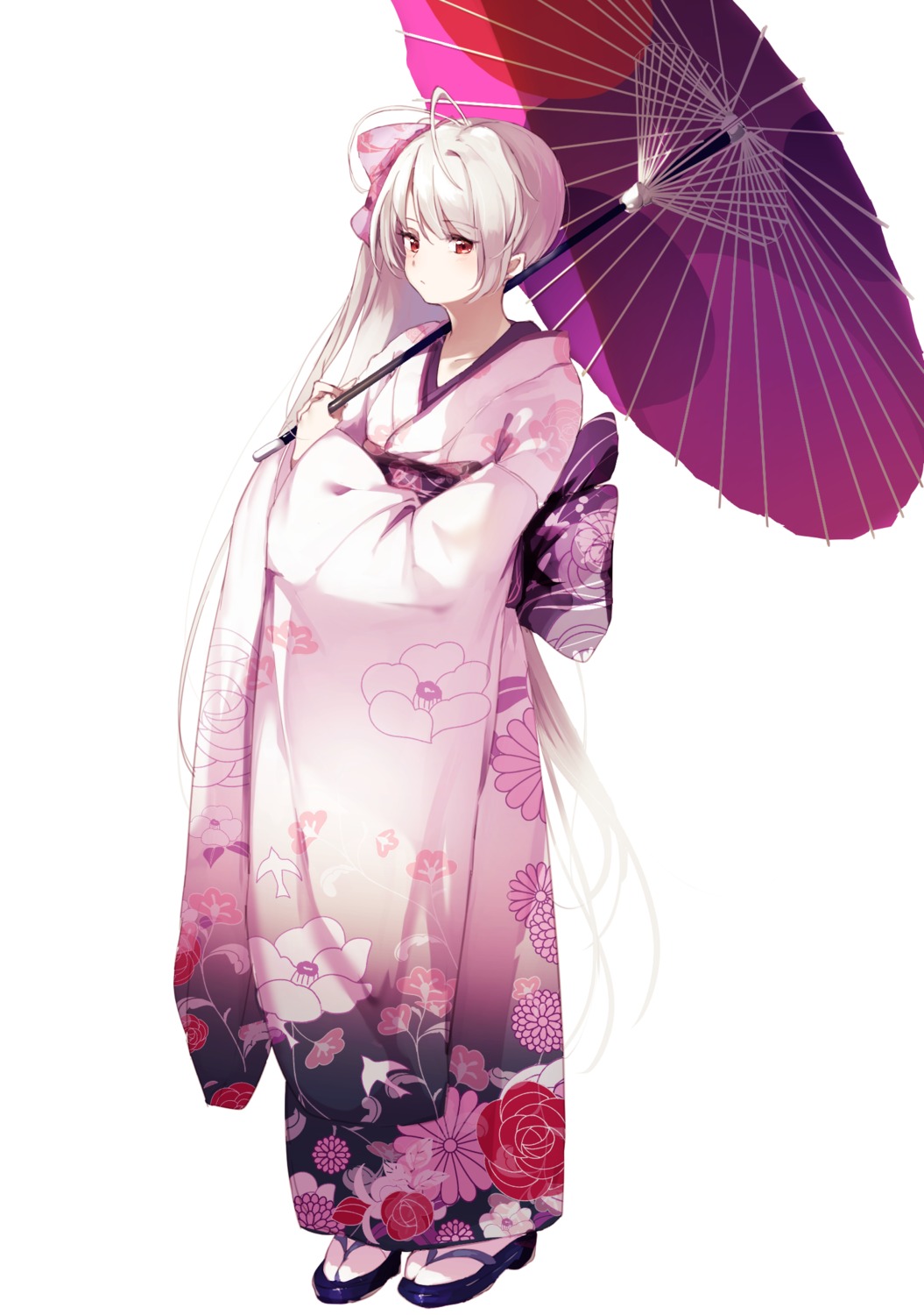 kasugano_sora kimono suwakana umbrella yosuga_no_sora