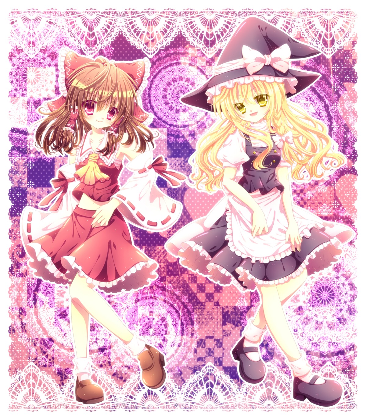 hakurei_reimu kirisame_marisa momomiya_mion touhou