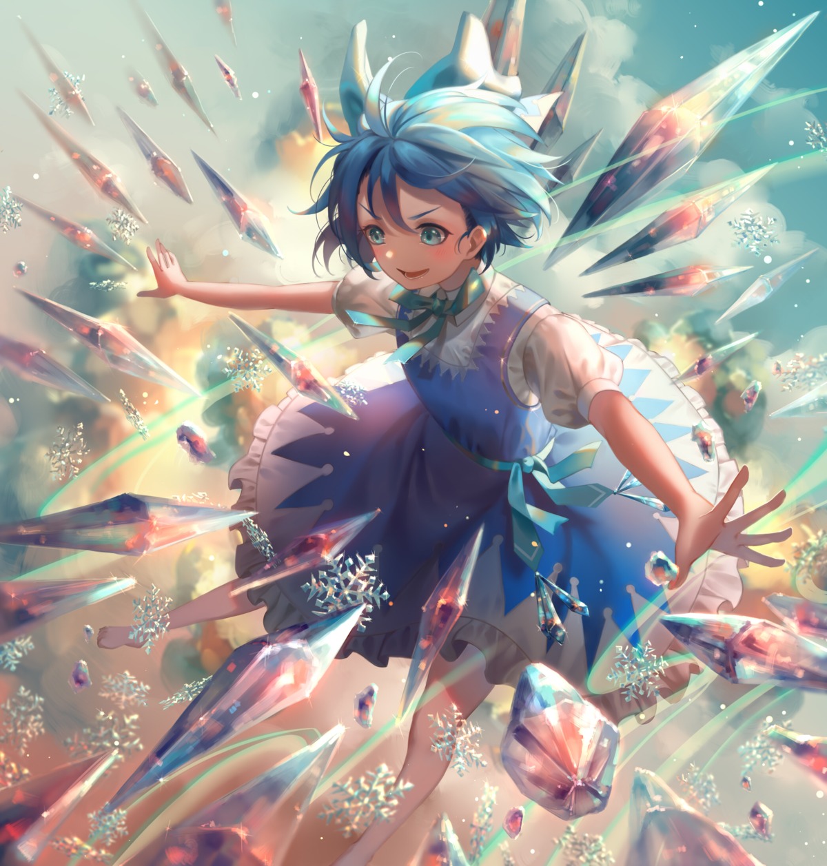 cirno touhou wings ze_xia