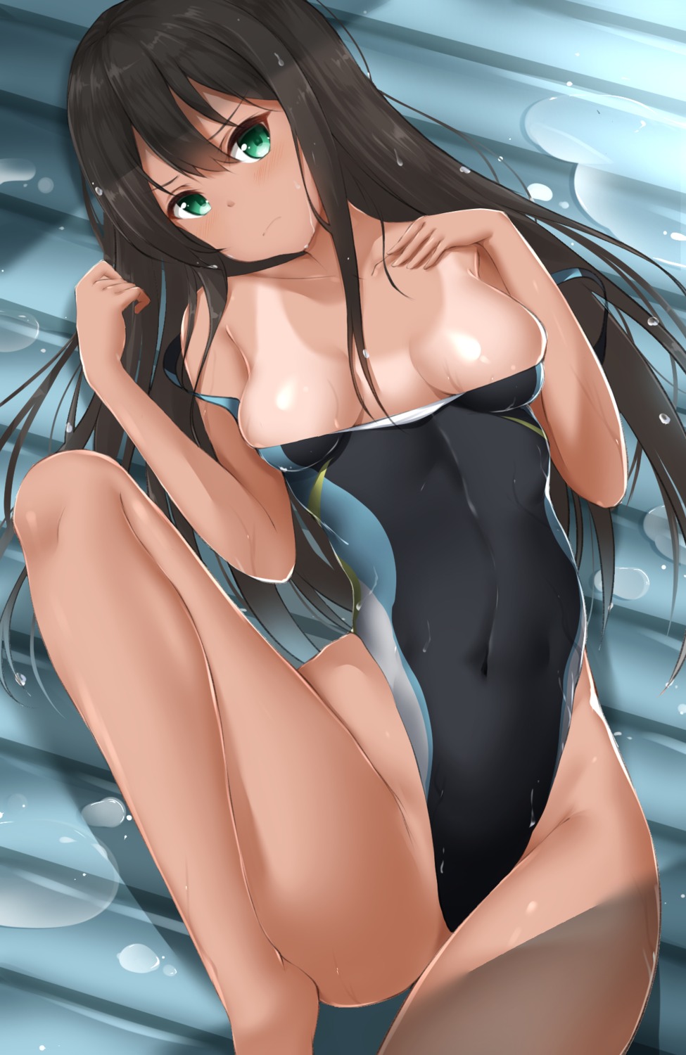 kirikan shibuya_rin swimsuits tan_lines the_idolm@ster the_idolm@ster_cinderella_girls