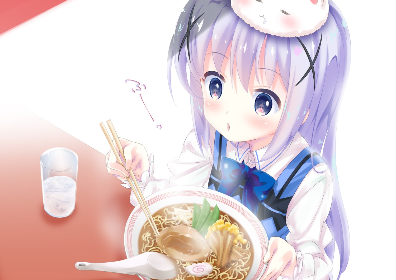 doku_momo gochuumon_wa_usagi_desu_ka? kafuu_chino tippy_(gochuumon_wa_usagi_desu_ka?) waitress