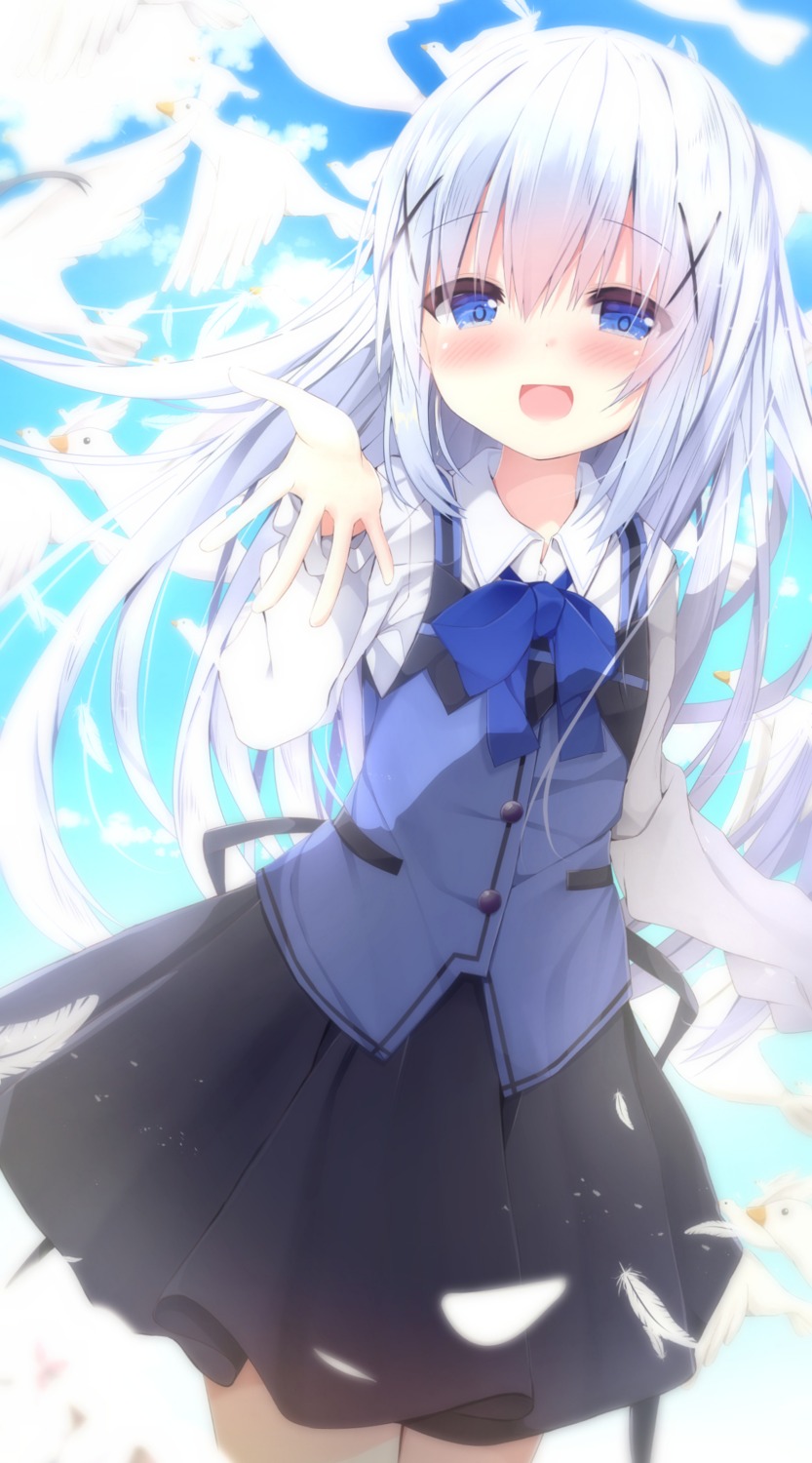 fairy_eye gochuumon_wa_usagi_desu_ka? kafuu_chino waitress