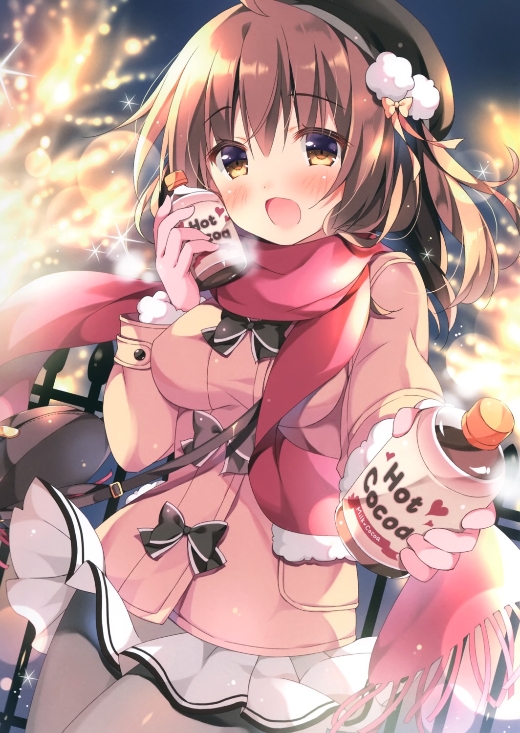 cocoa_(pan_no_mimi) pan pan_no_mimi pantyhose skirt_lift