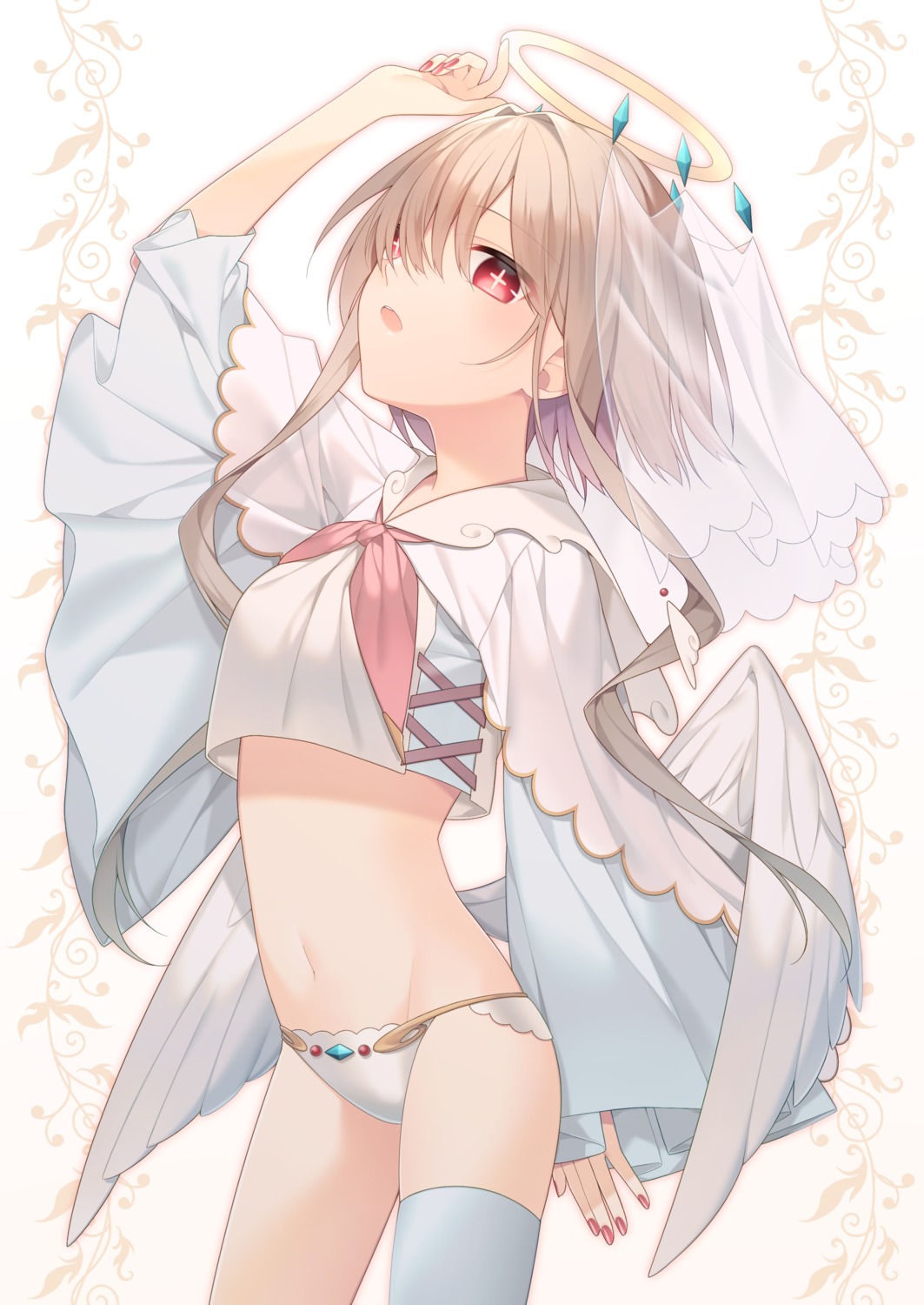 angel pantsu thighhighs tsumiki0326 wings