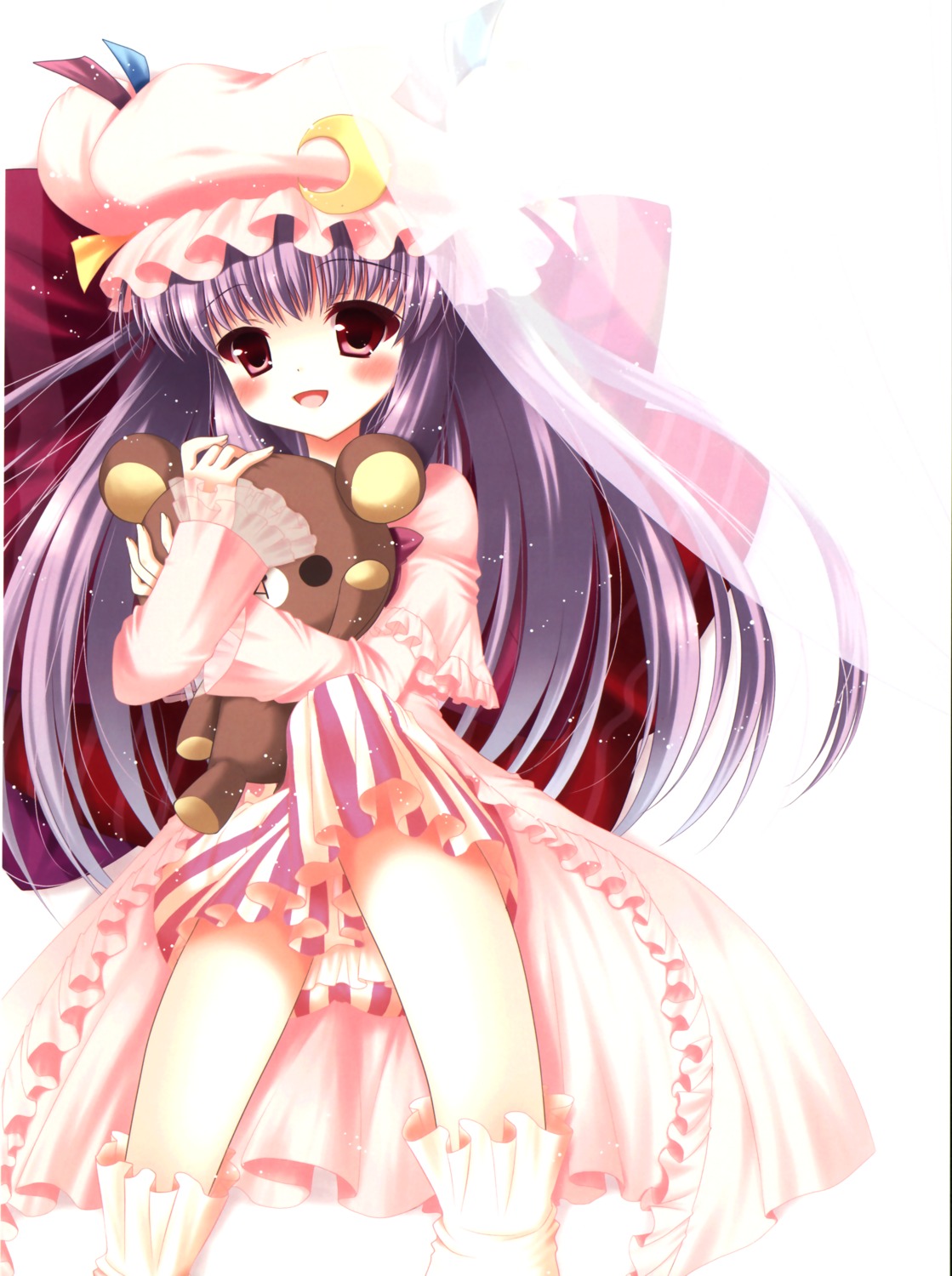 chocolate_cube miwa_futaba patchouli_knowledge touhou