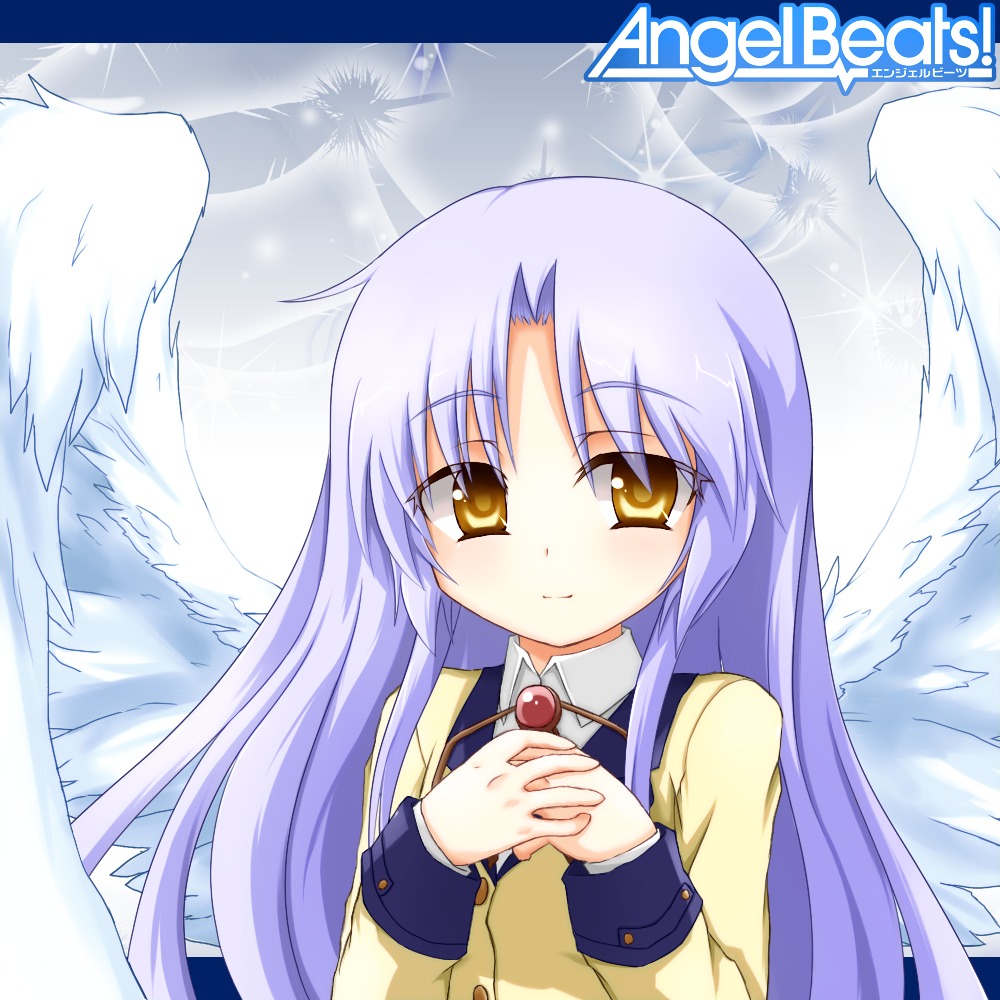 angel_beats! seifuku takato_iyuri tenshi wings