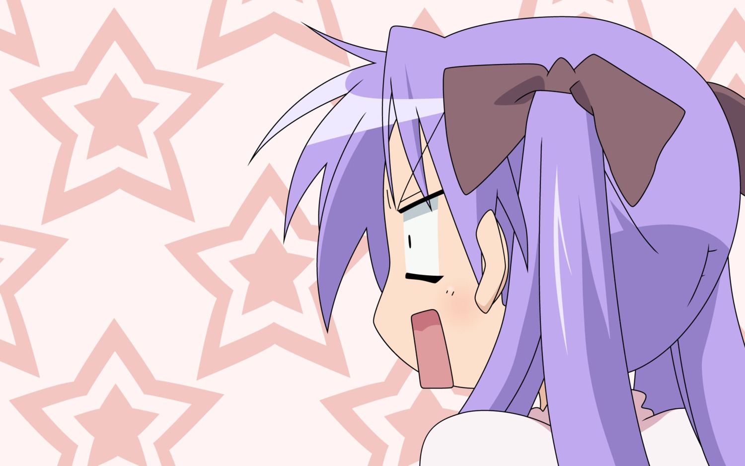 hiiragi_kagami lucky_star vector_trace wallpaper